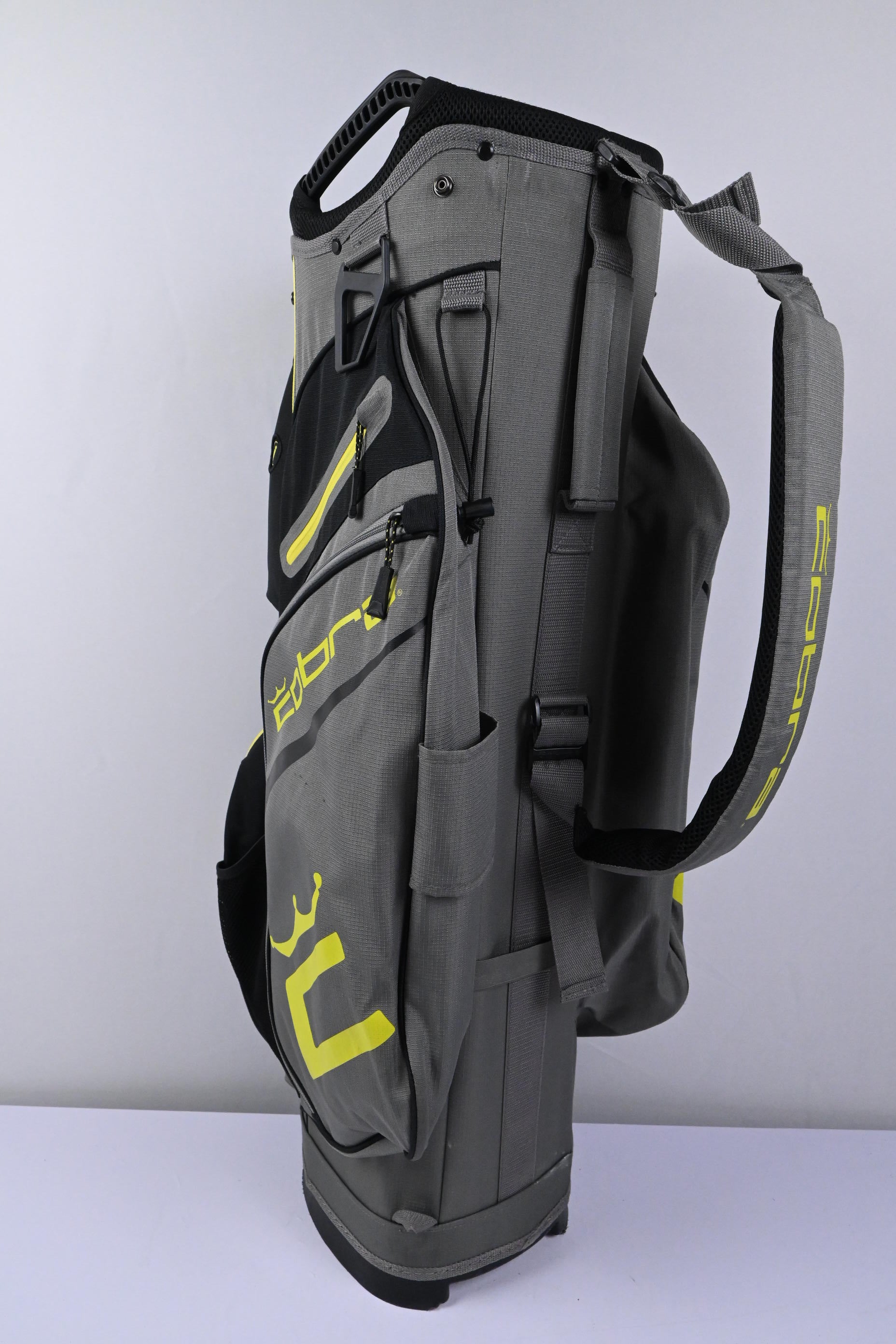 Cobra Cart Bag / 14-Way Divider / Black, Grey & Yellow