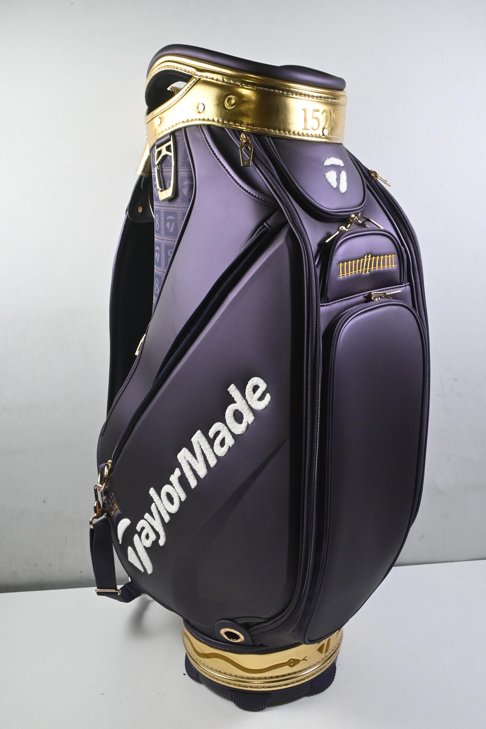 Taylormade The Open Tour Bag / 6-Way Divider / Purple, Gold & White