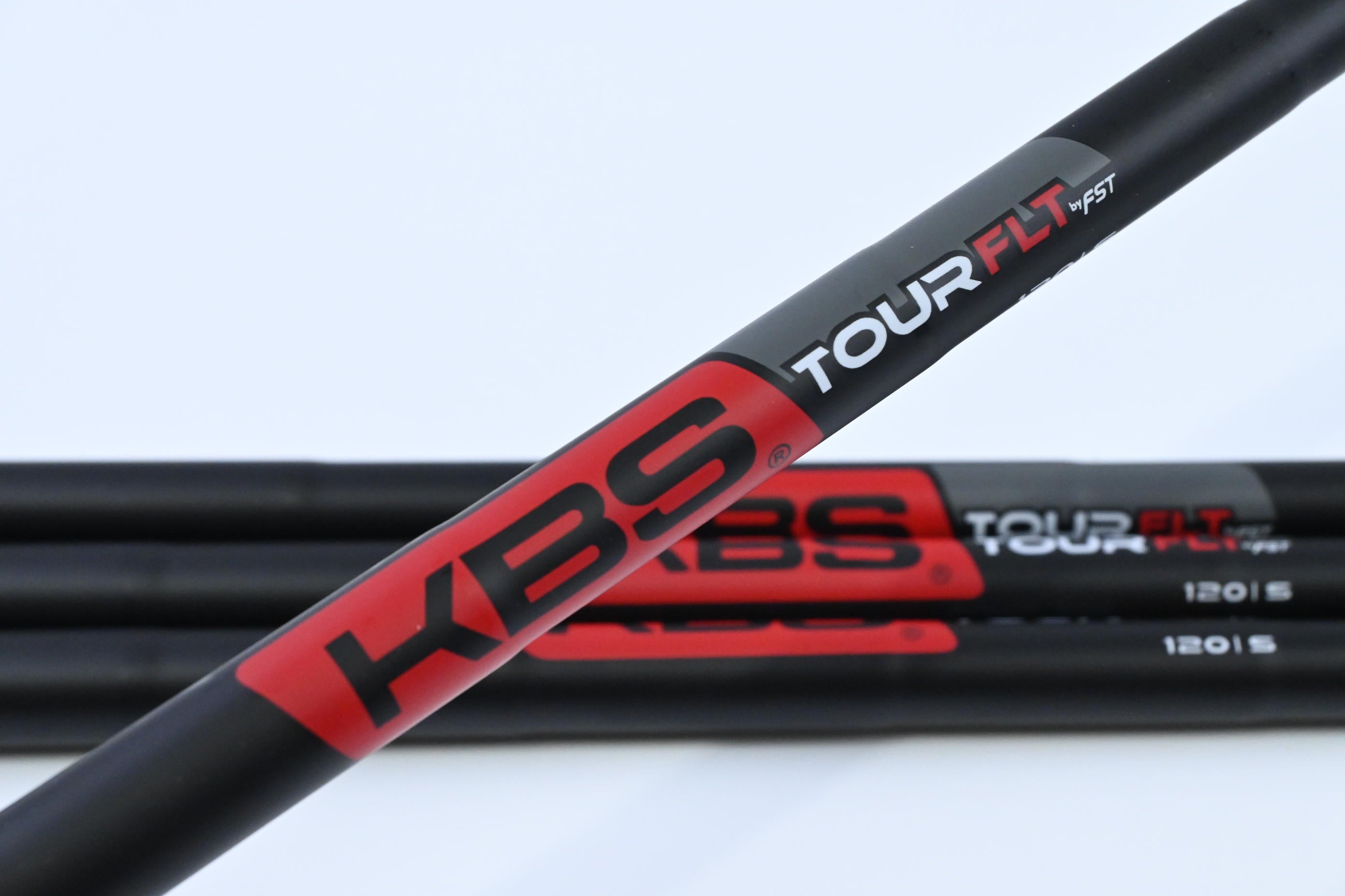 KBS Tour FLT 120 Iron Shafts / Stiff Flex / Set of 4 / .370" Tip / Uncut