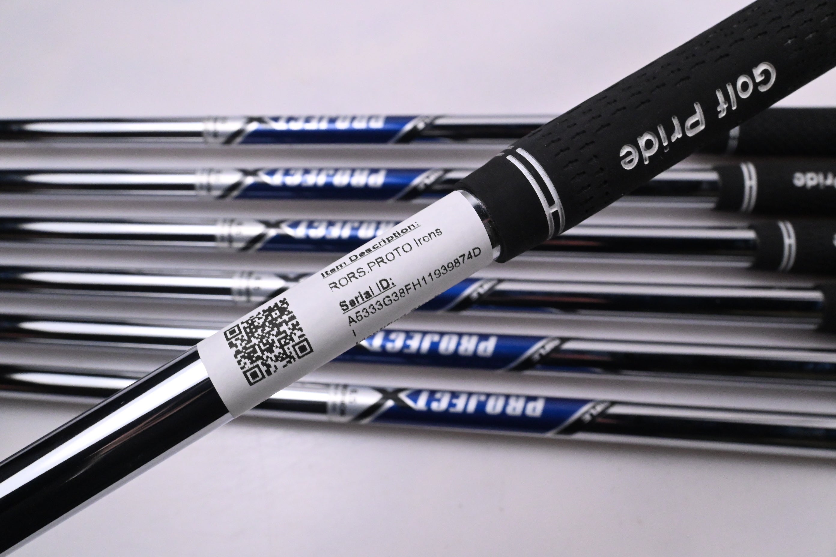 Taylormade RORS.PROTO Irons / 4-PW / X-Flex Project X Shafts