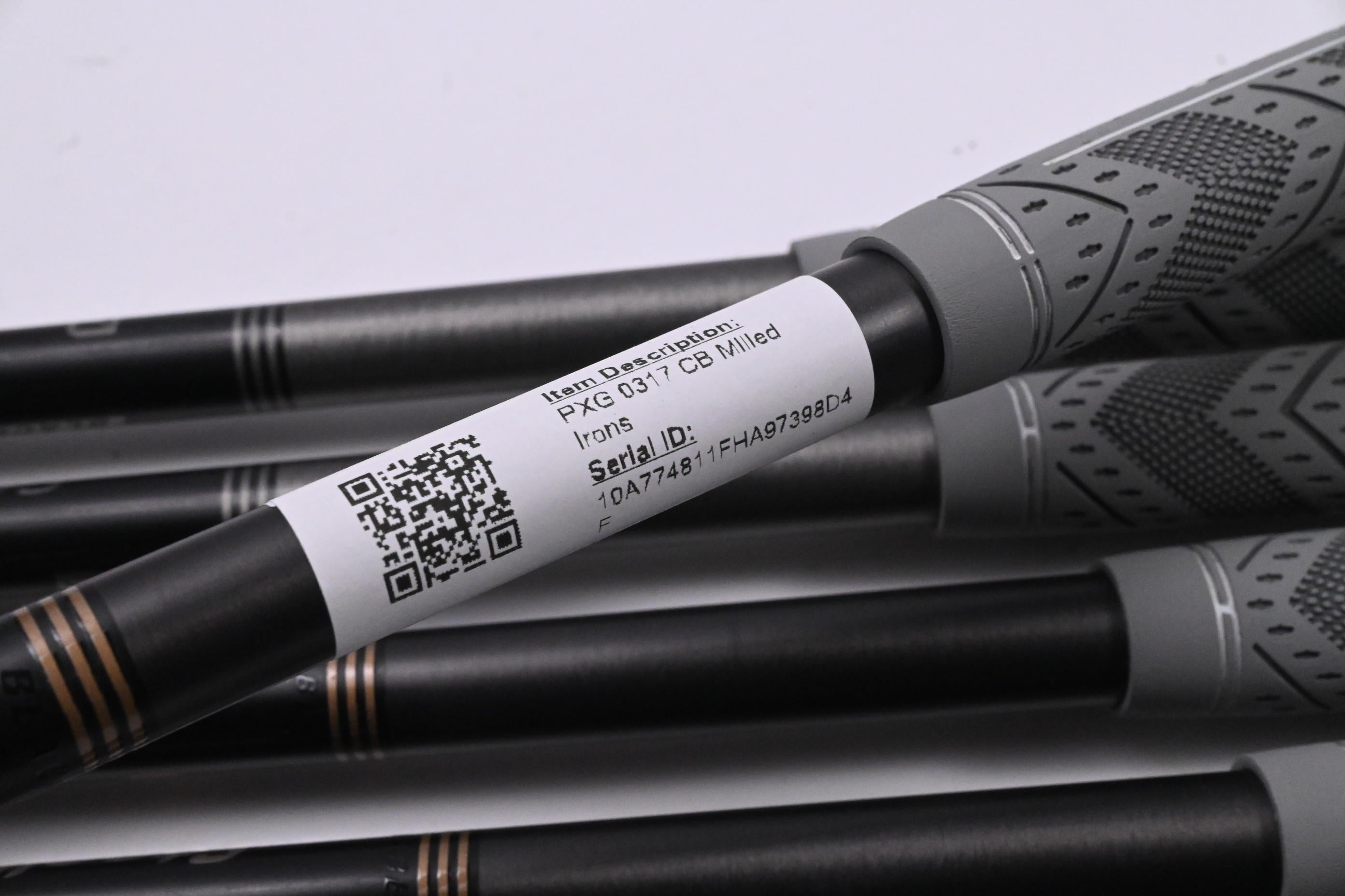 PXG 0317 CB Milled Irons / 4-PW / Stiff Flex Aerotech SteelFiber i95 Shafts