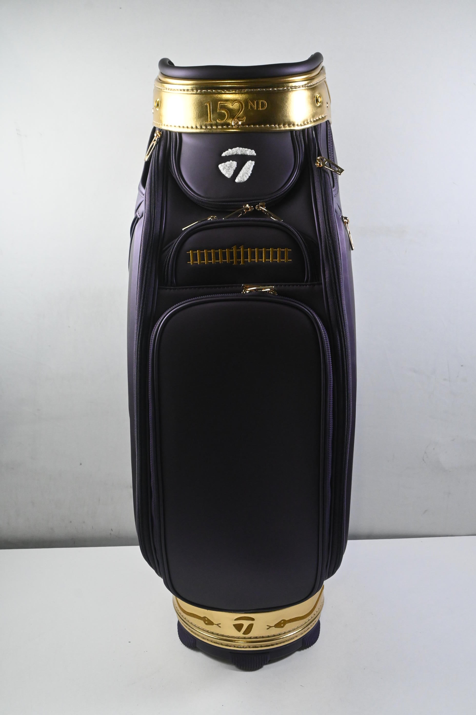 Taylormade The Open Tour Bag / 6-Way Divider / Purple, Gold & White