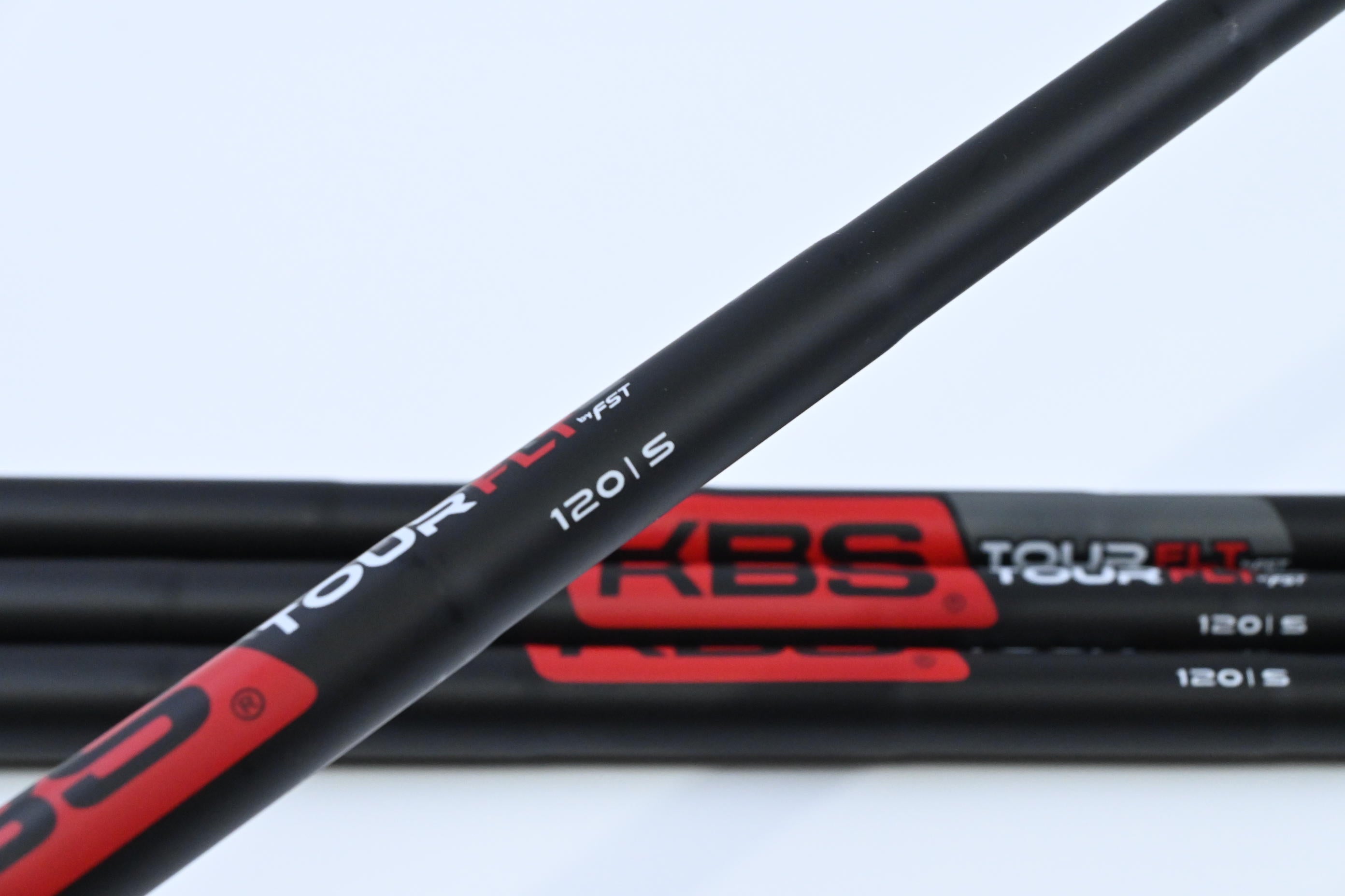 KBS Tour FLT 120 Iron Shafts / Stiff Flex / Set of 4 / .370" Tip / Uncut