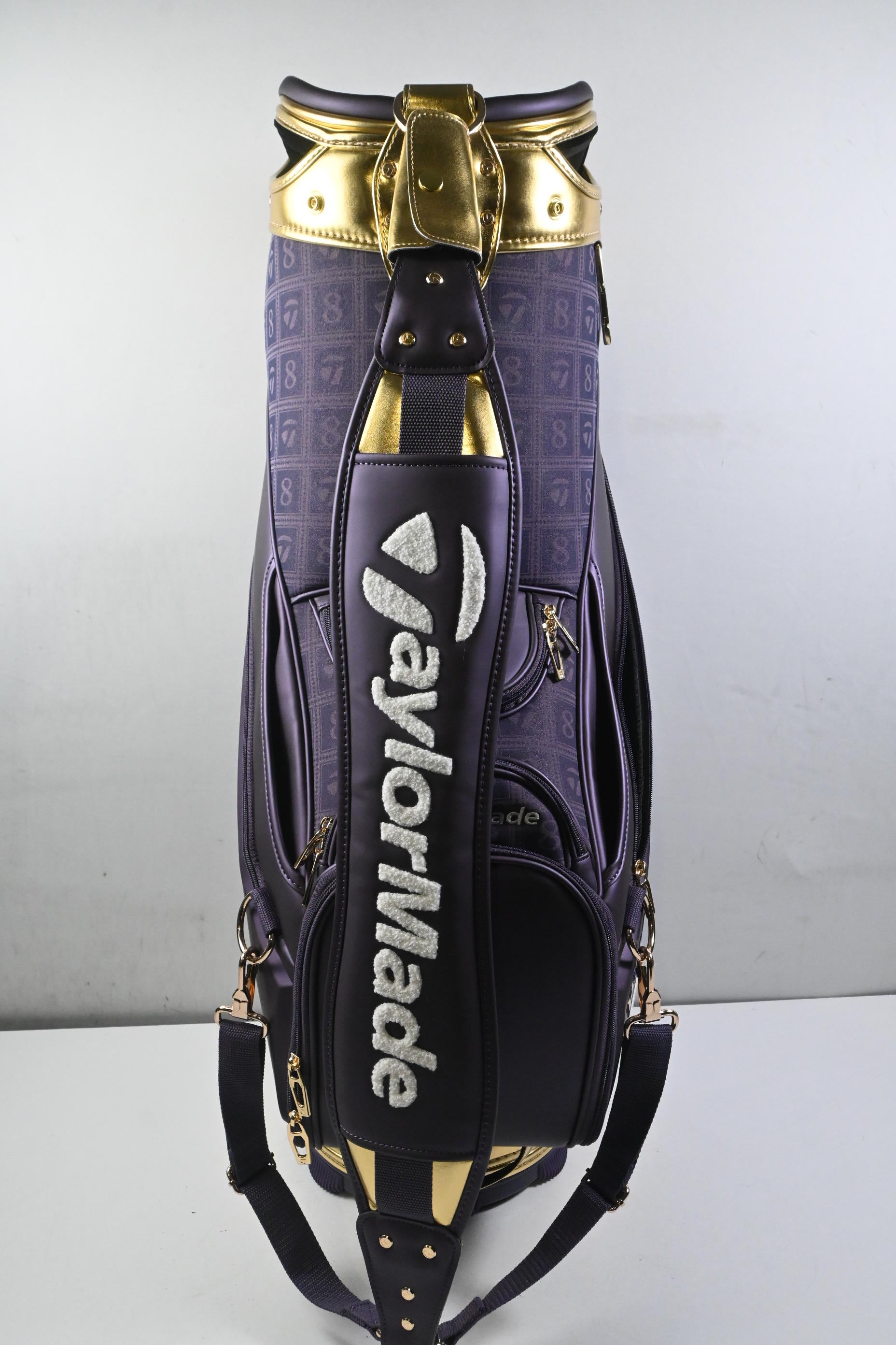 Taylormade The Open Tour Bag / 6-Way Divider / Purple, Gold & White