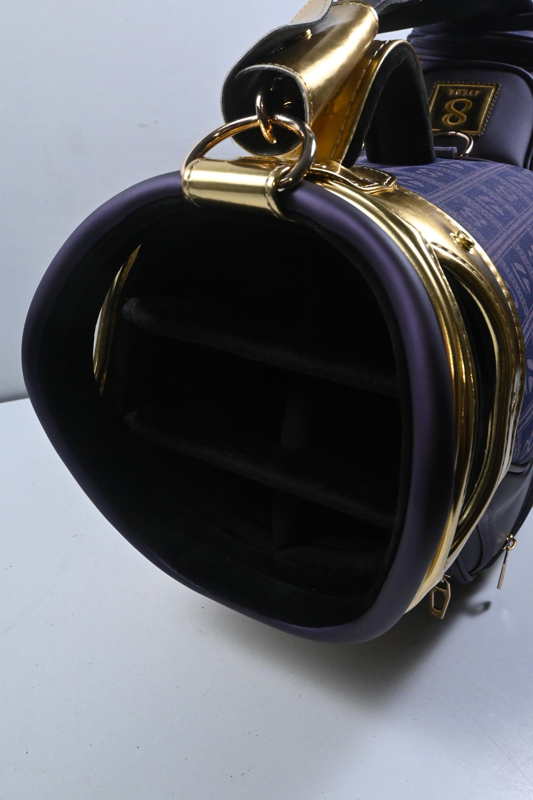 Taylormade The Open Tour Bag / 6-Way Divider / Purple, Gold & White