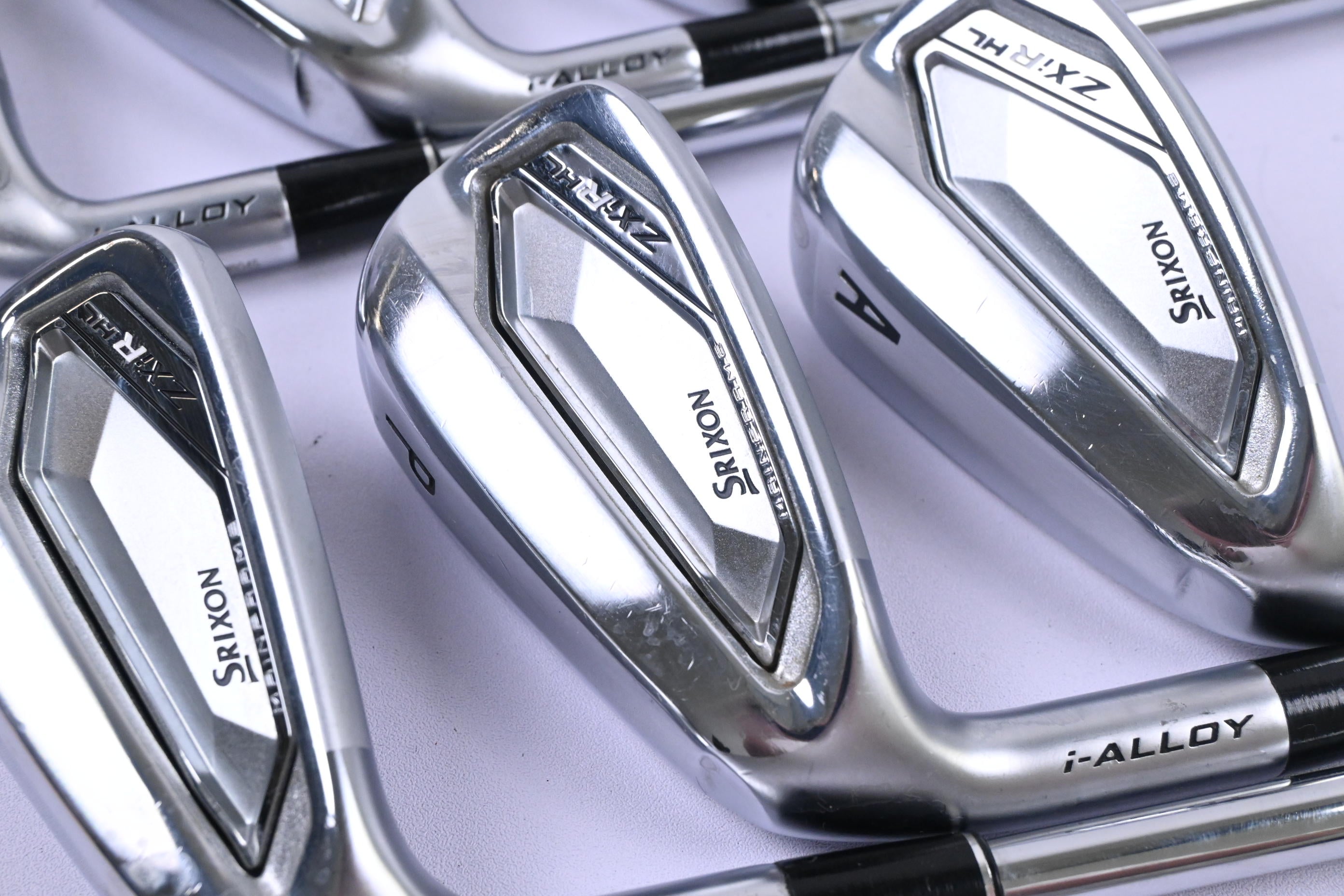 Left Hand Srixon ZXiR HL Irons / 6-PW+AW / Regular Flex N.S.Pro Zelos 8 Shafts