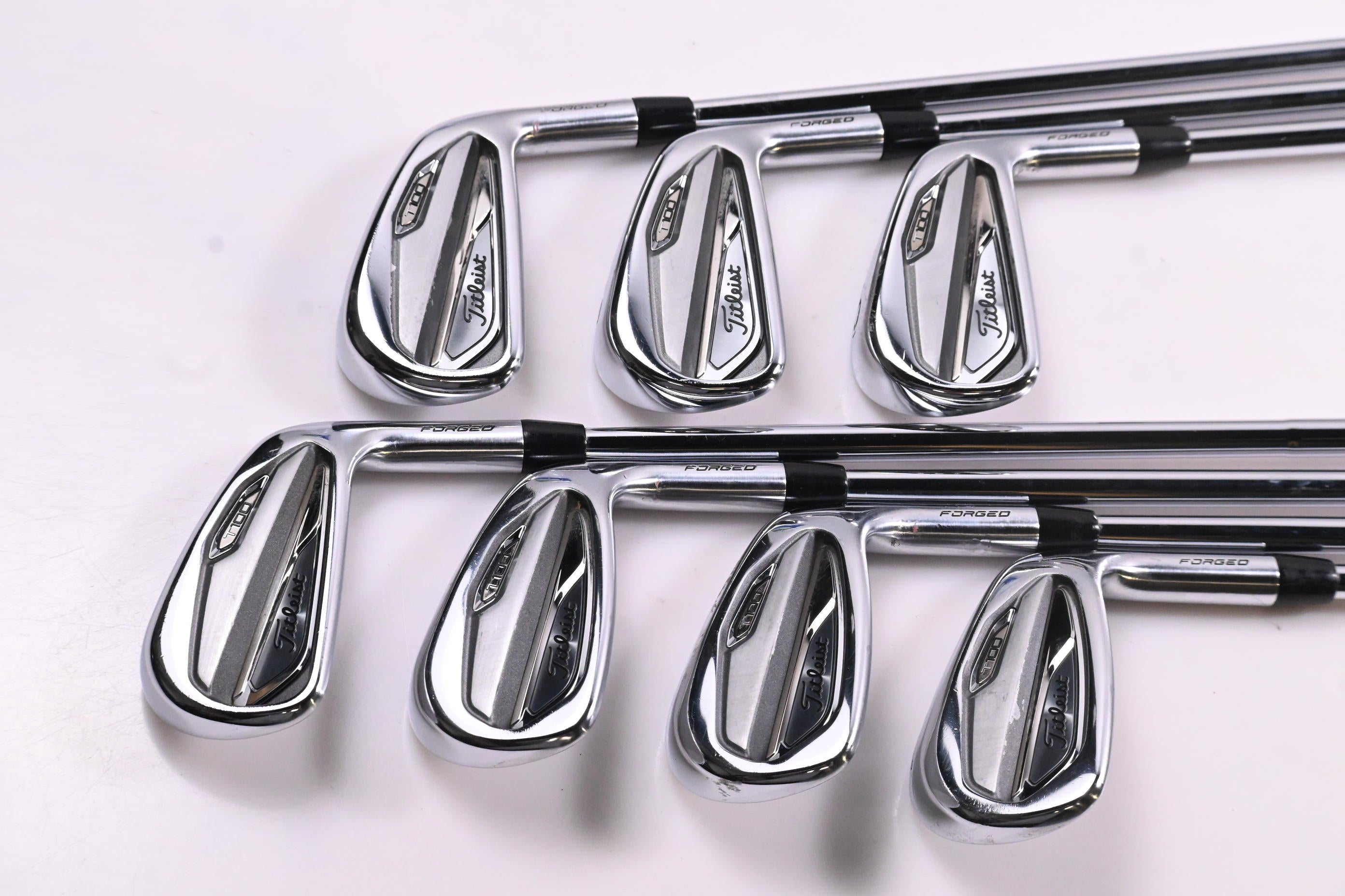 Titleist T100 2019 Irons / 4-PW / Stiff Flex AMT Tour White S300 Shafts