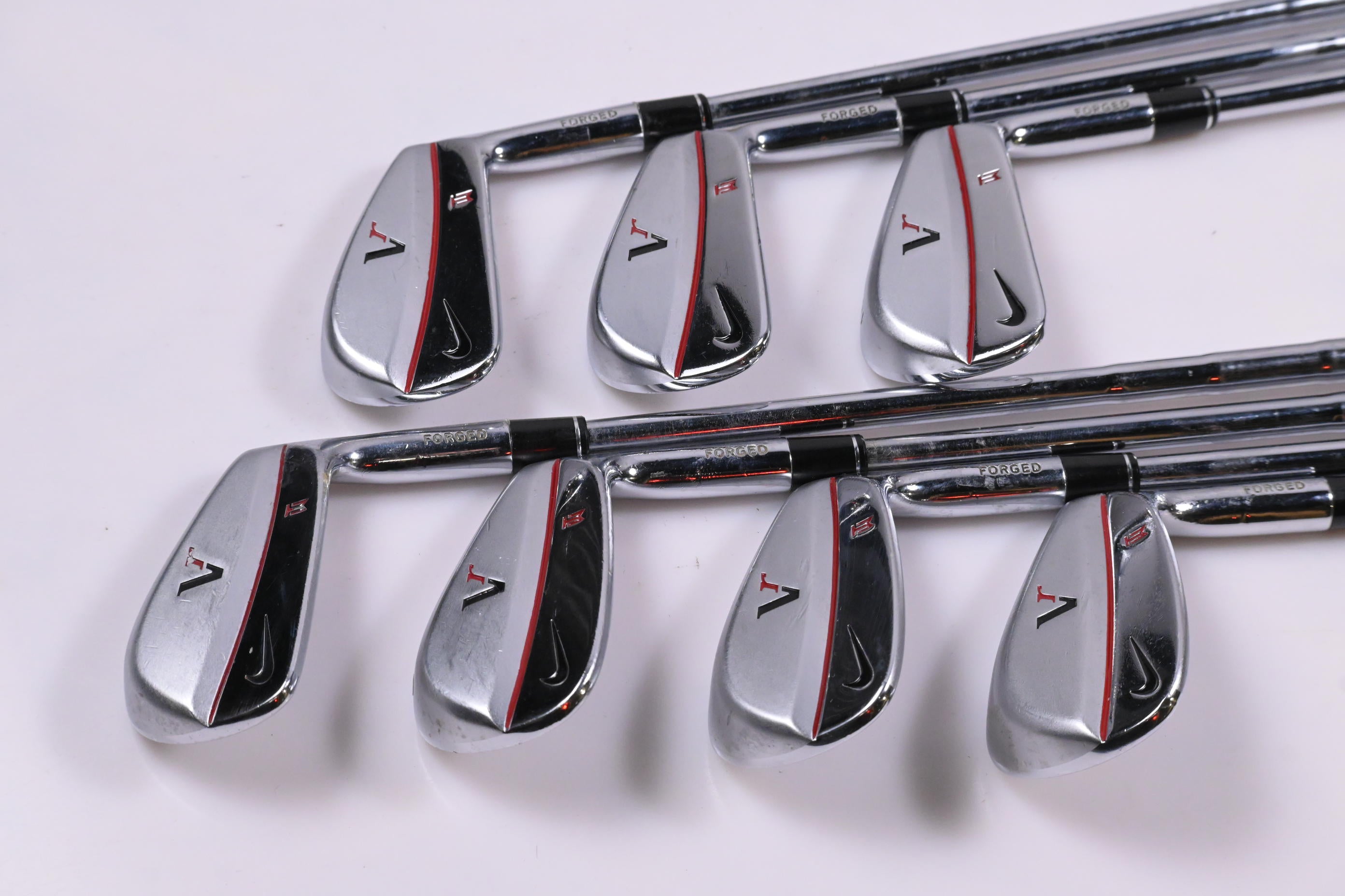 Nike VR Forged TW Blade Irons / 4-PW / Stiff Flex KBS Tour-V 110 Shafts