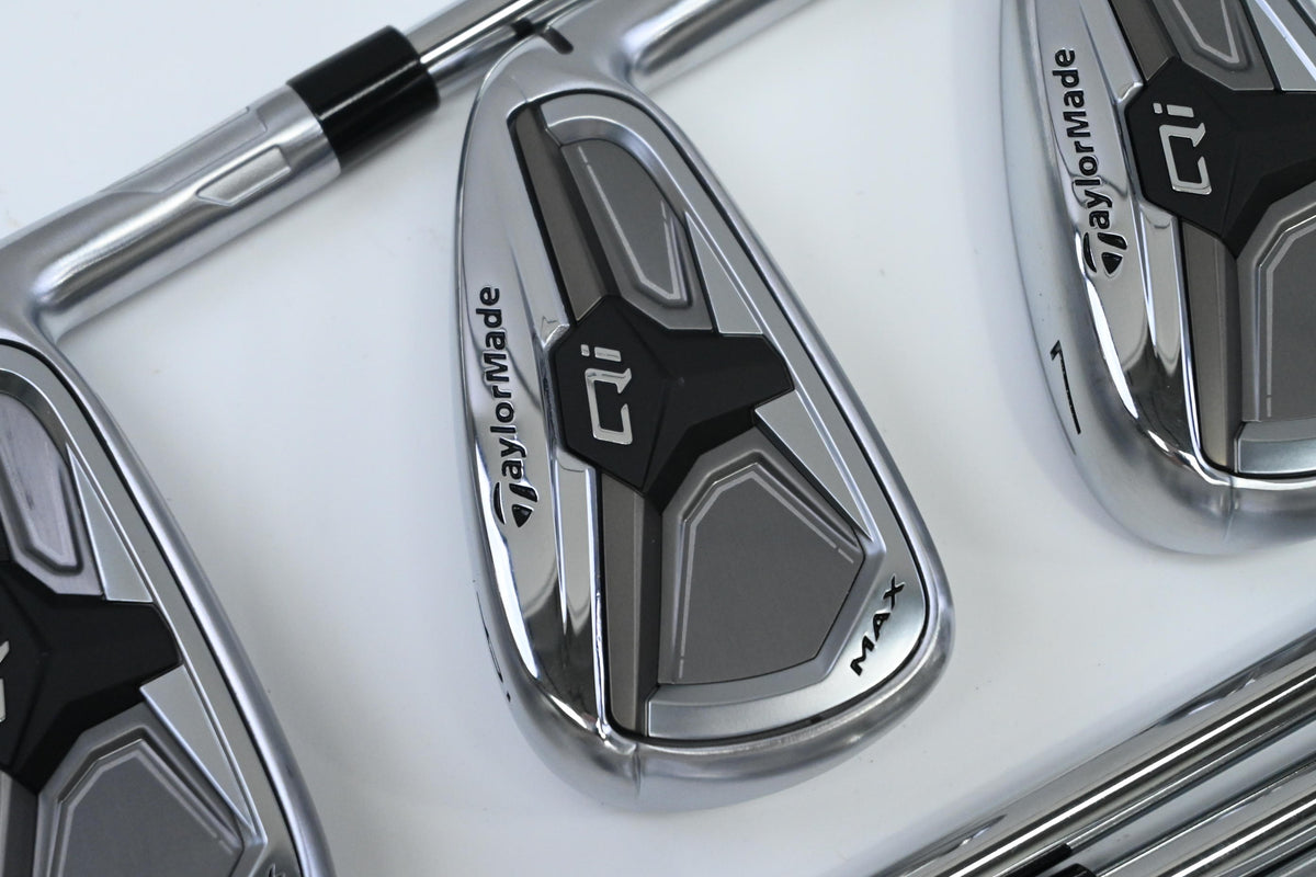 Taylormade Qi Max Irons / 5-PW+SW / Regular Flex KBS MAX MT 85 Shafts