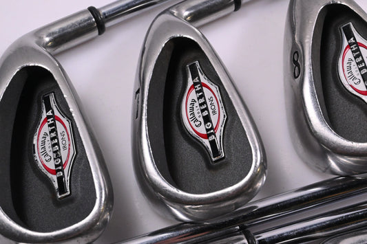 Callaway Big Bertha 2002 Irons / 6-PW+GW+SW / UniFlex Callaway Shafts