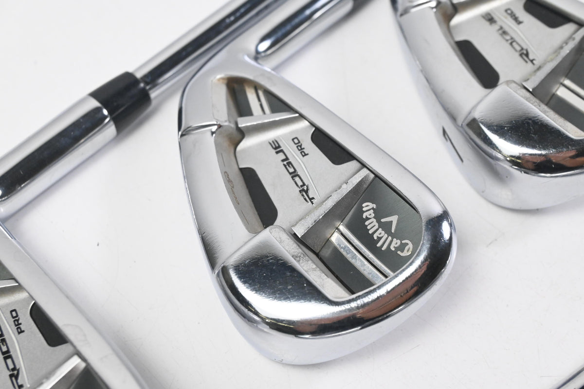 Callaway Rogue Pro Irons / 5-PW / Stiff Flex Project X LZ 95 Shafts