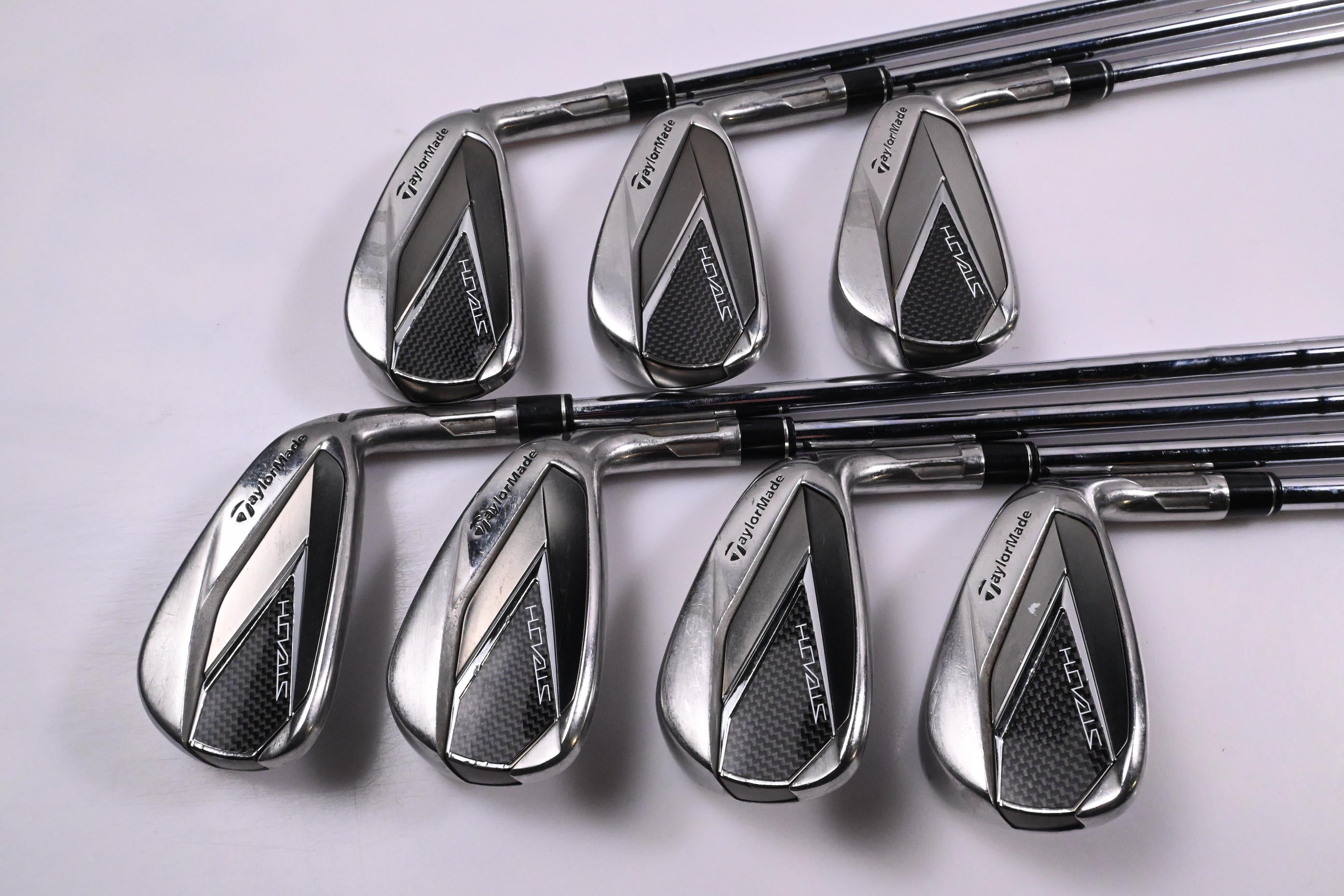 Taylormade Stealth Irons / 4-PW / Stiff Flex KBS Tour Shafts