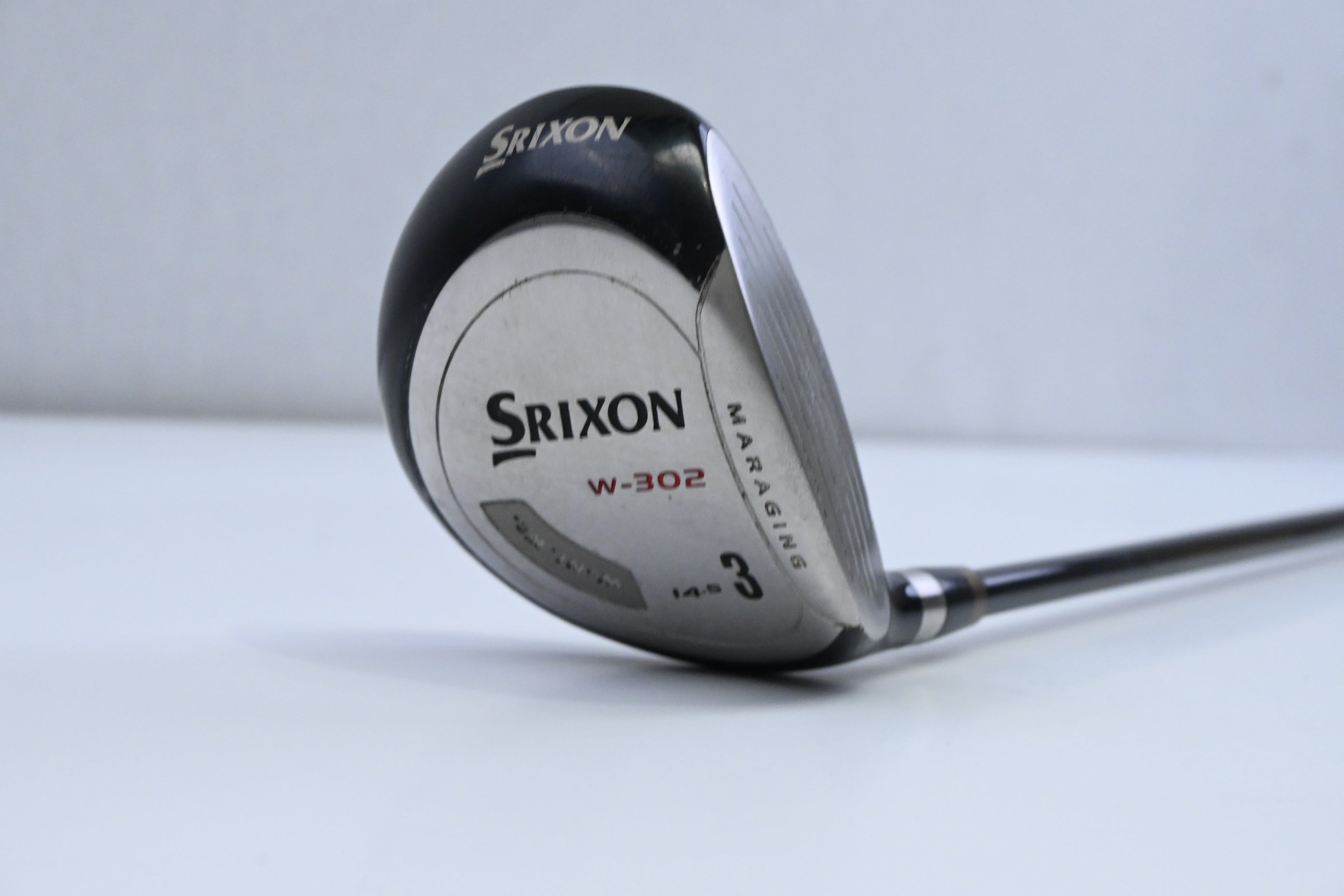 Srixon W-302 #3 Wood / 14.5 Degree / Stiff Flex Srixon SV-301 Shaft