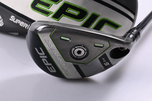 Tour Issue Callaway Epic Super #5 Hybrid / 24 Degree / Regular Flex UST Recoil