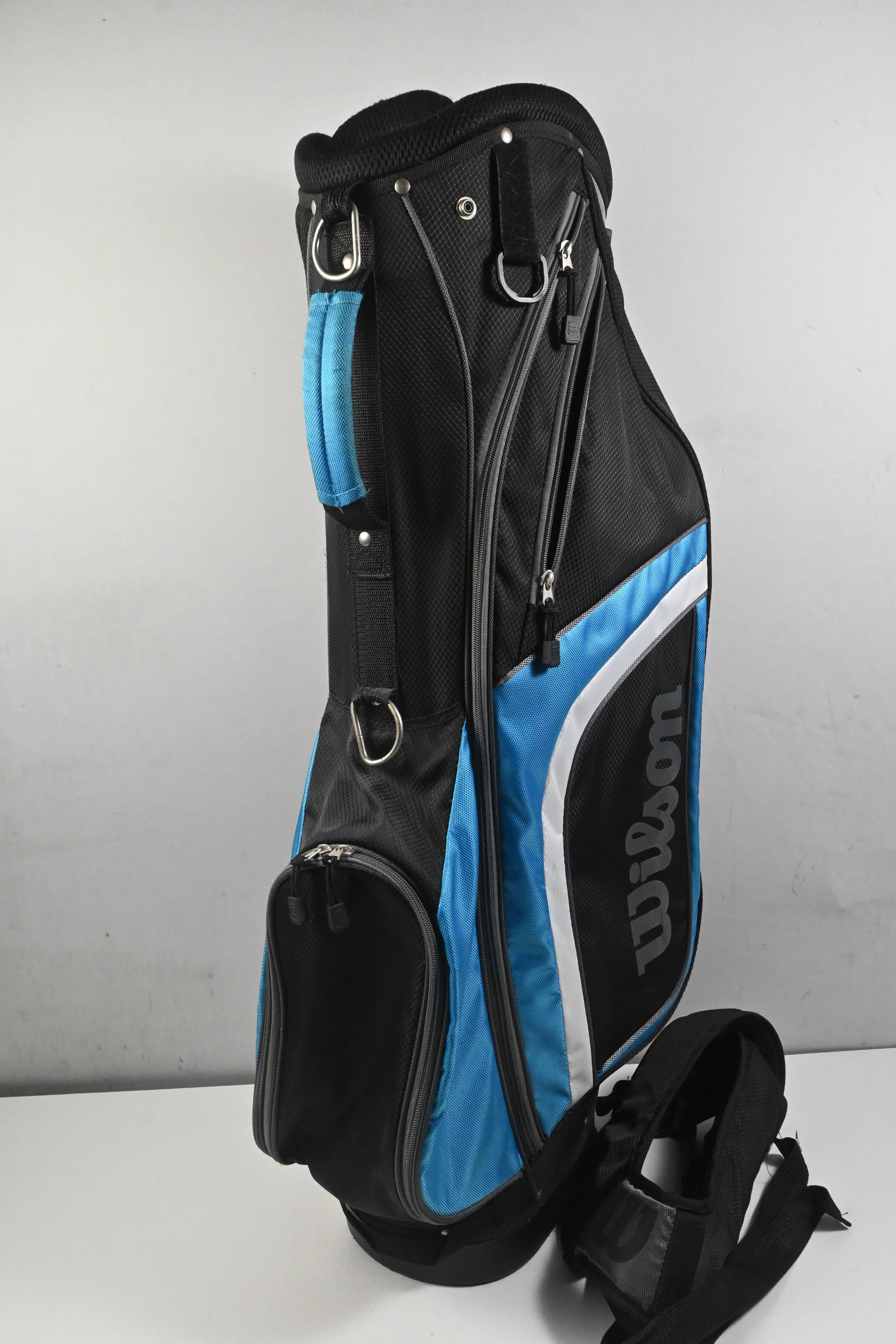 Wilson Stand Bag / 7-Way Divider / Black, Blue & Grey
