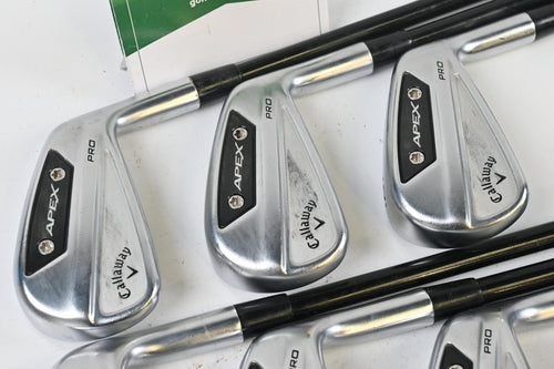 Callaway Apex Pro 24 Irons / 4-PW / Regular Flex MMT Black 85 Shafts