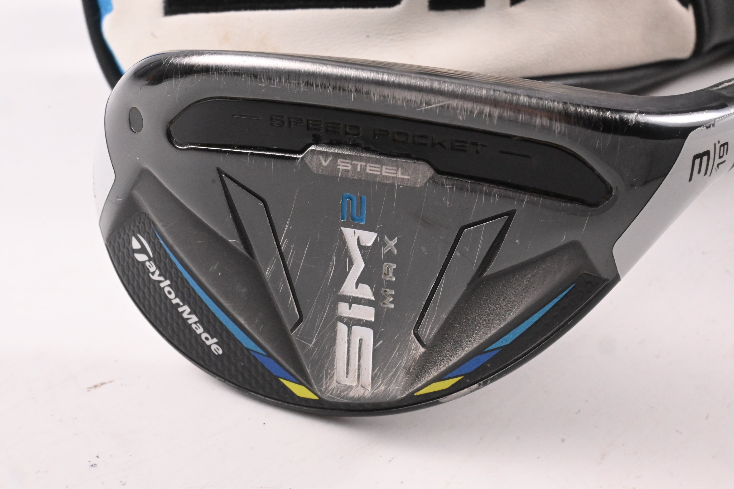 Taylormade SIM2 Max #3 Hybrid / 19 Degree / Stiff Flex Fujikura Ventus Blue 7