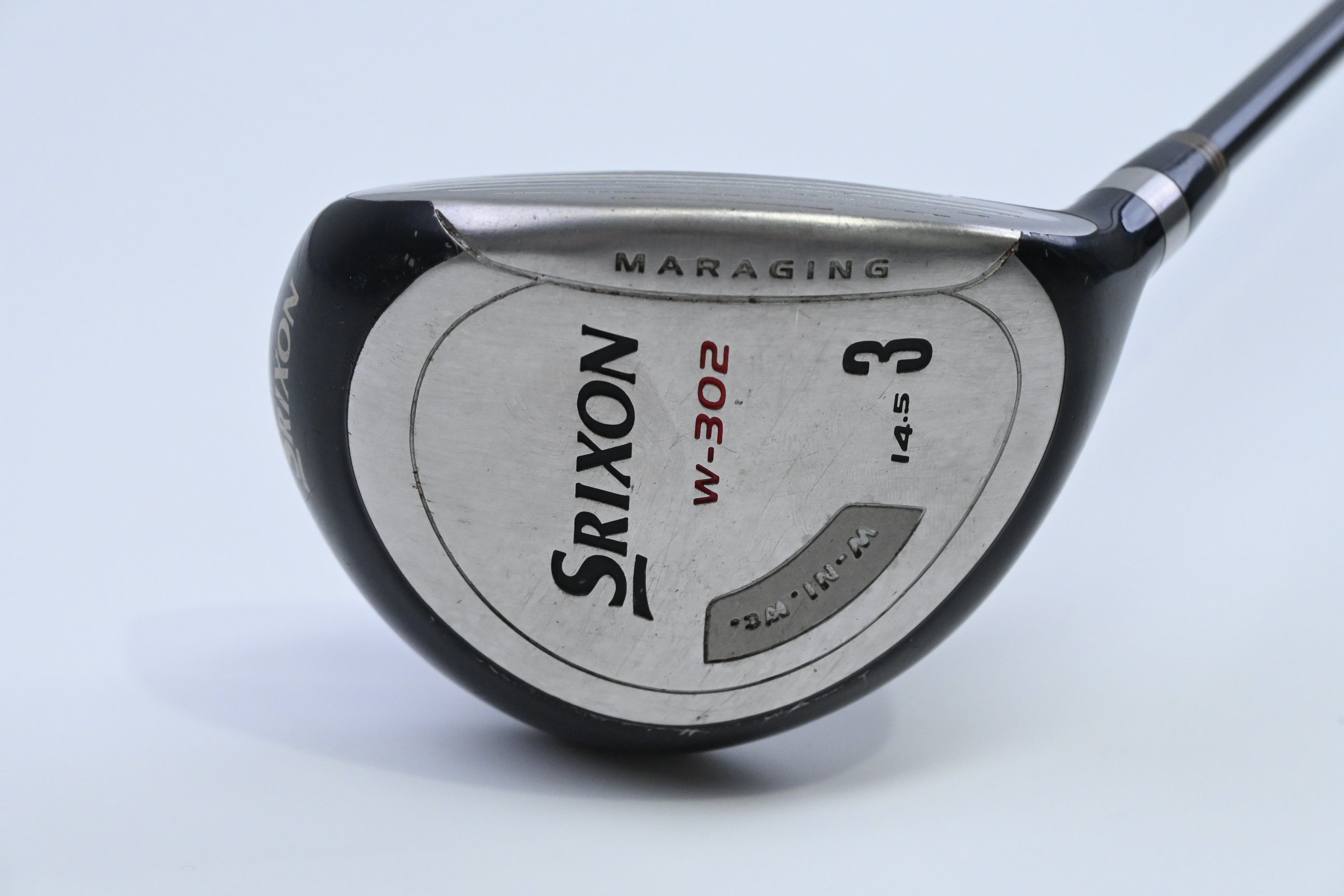 Srixon W-302 #3 Wood / 14.5 Degree / Stiff Flex Srixon SV-301 Shaft