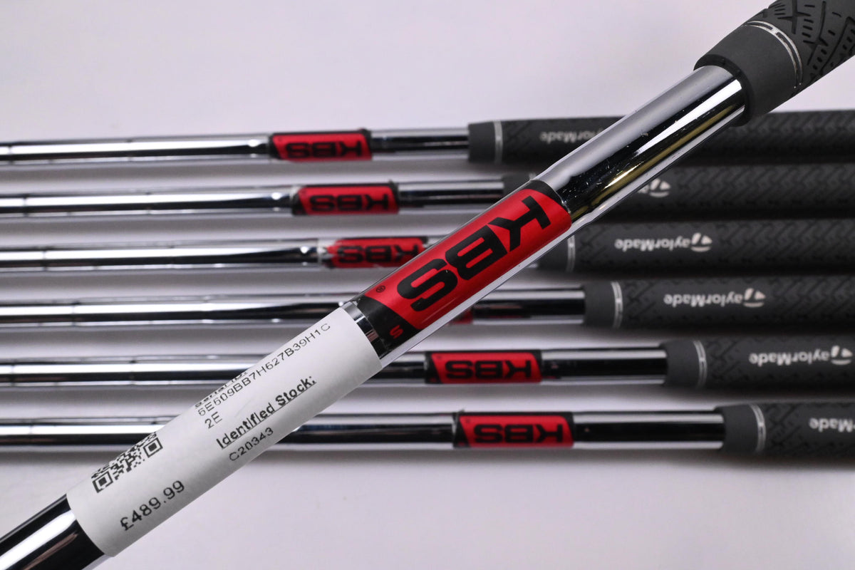 Taylormade Stealth Irons / 4-PW / Stiff Flex KBS Tour Shafts