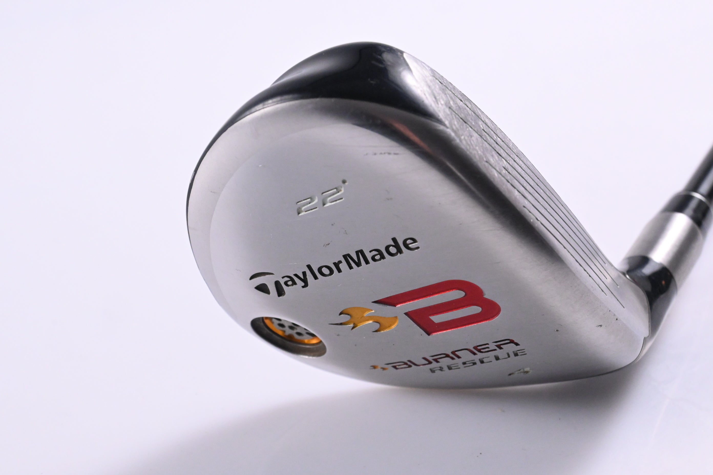 Taylormade Burner 2008 #4 Hybrid / 22 Degree / Regular Flex Reax 60 Shaft