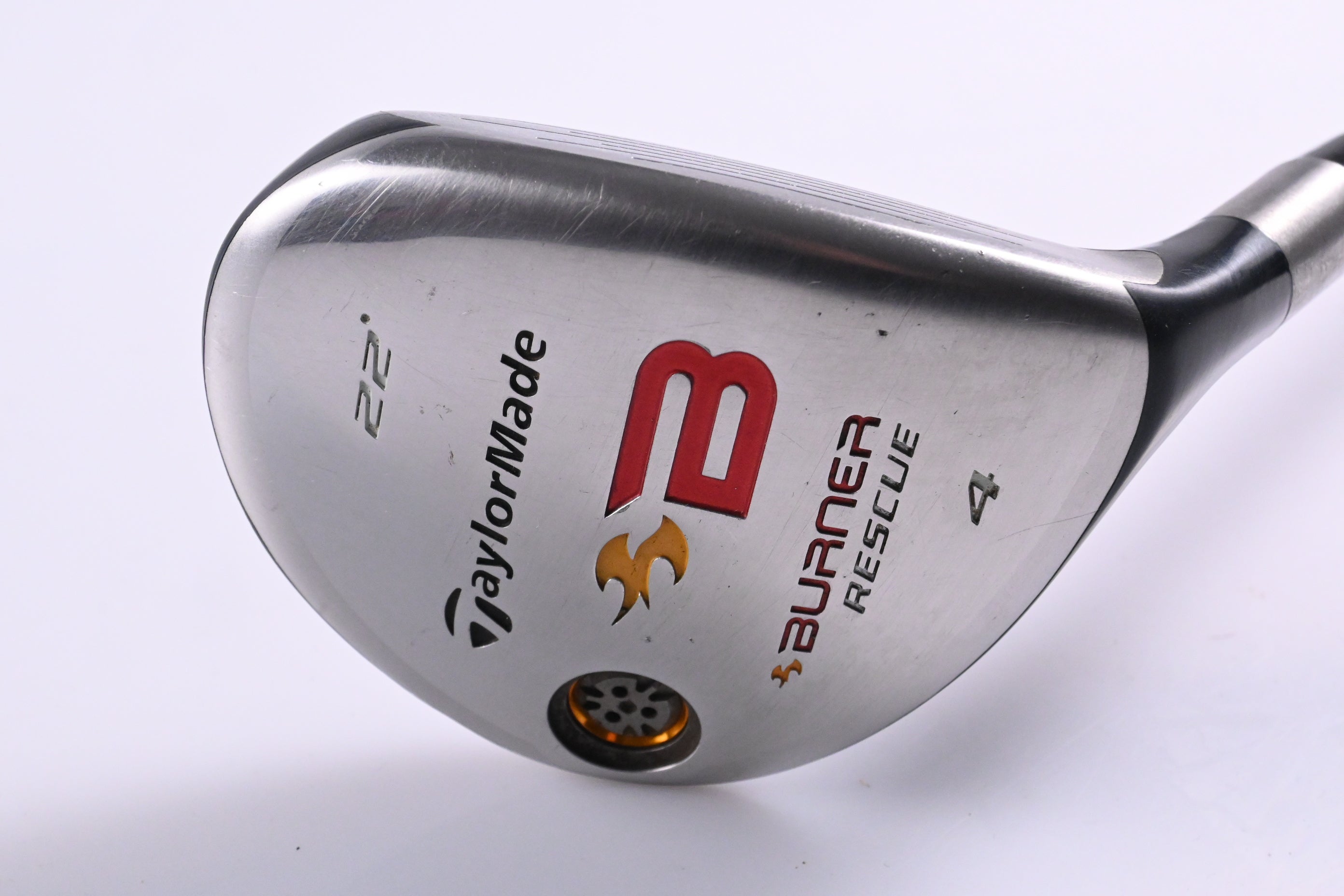Taylormade Burner 2008 #4 Hybrid / 22 Degree / Regular Flex Reax 60 Shaft