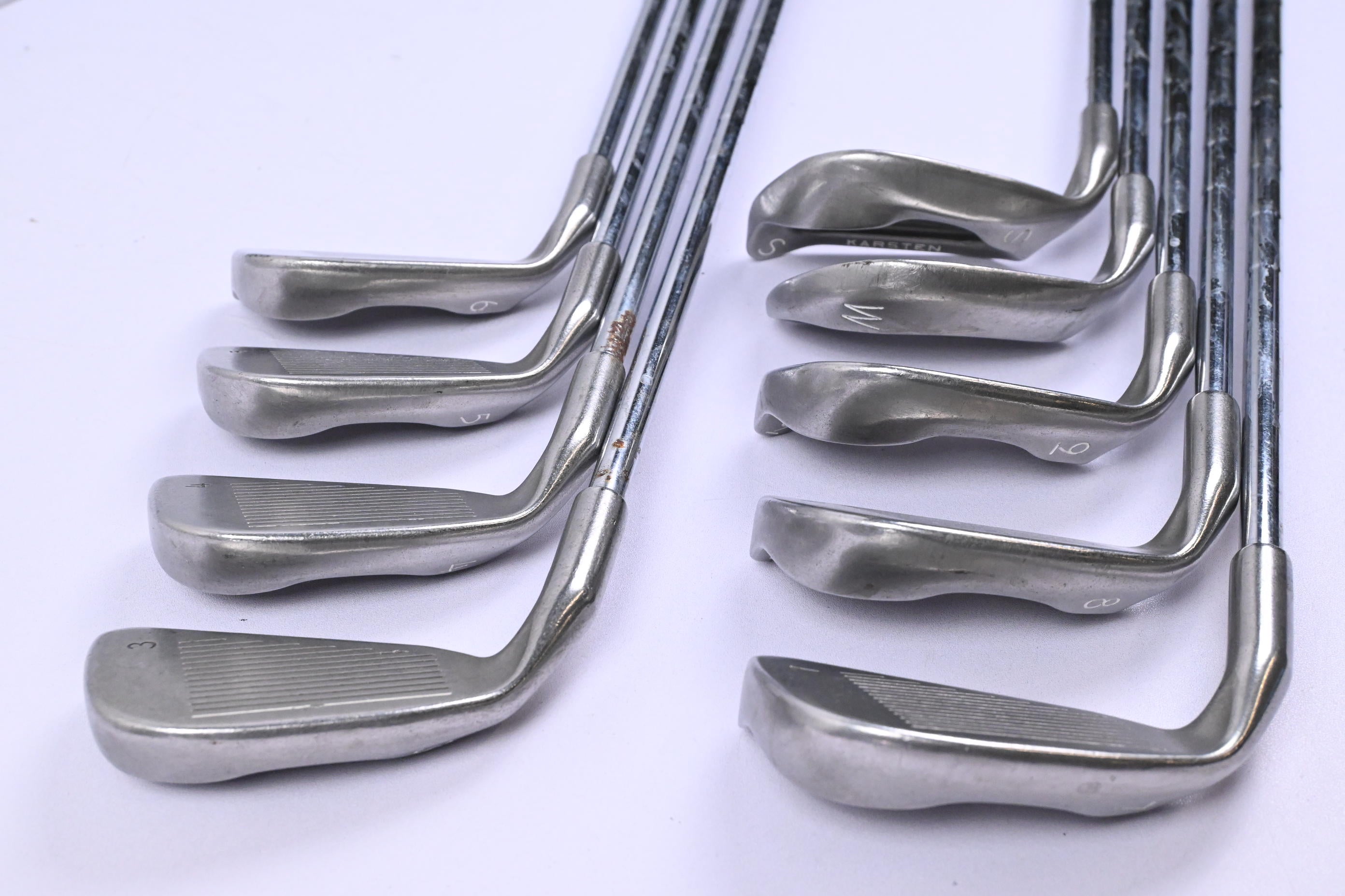 Ping Zing/Ping Eye 2 Combo Irons / 3-PW+SW / Red Dot / Stiff Flex Ping KT-M