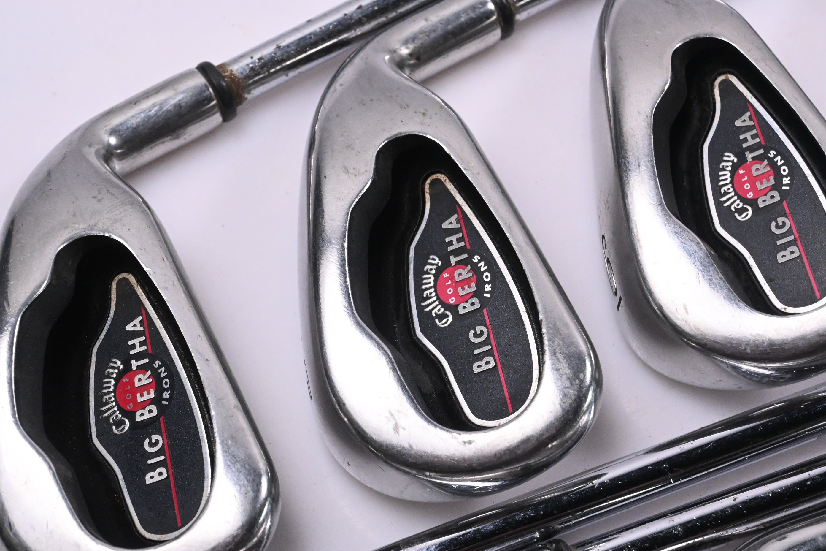 Callaway Big Bertha 2004 Irons / 4-PW+GW+SW / Uniflex Callaway Steel Shafts