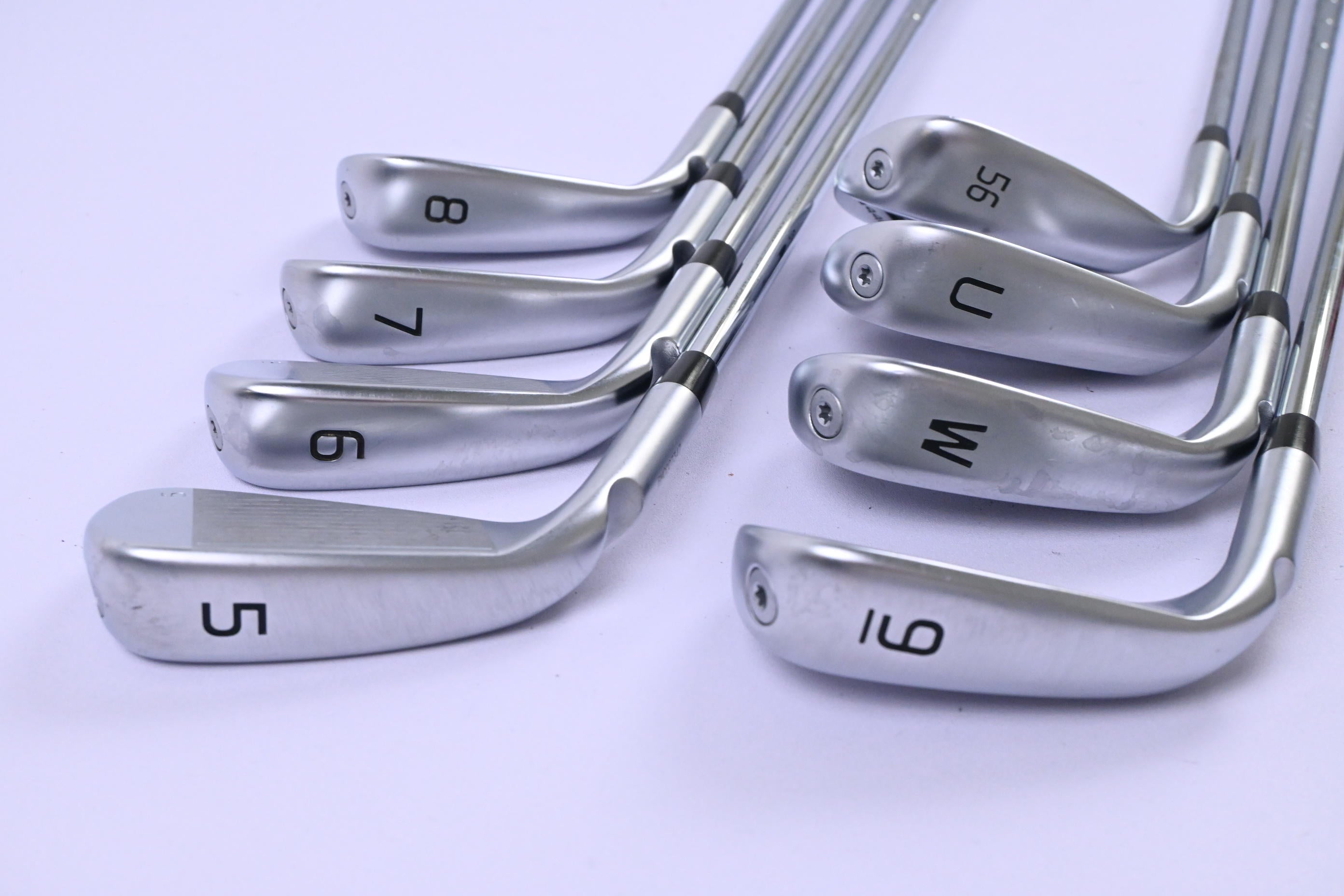 Ping G440 Irons / 5-PW+GW+56* / Blue Dot / Regular Flex Ping AWT 3.0