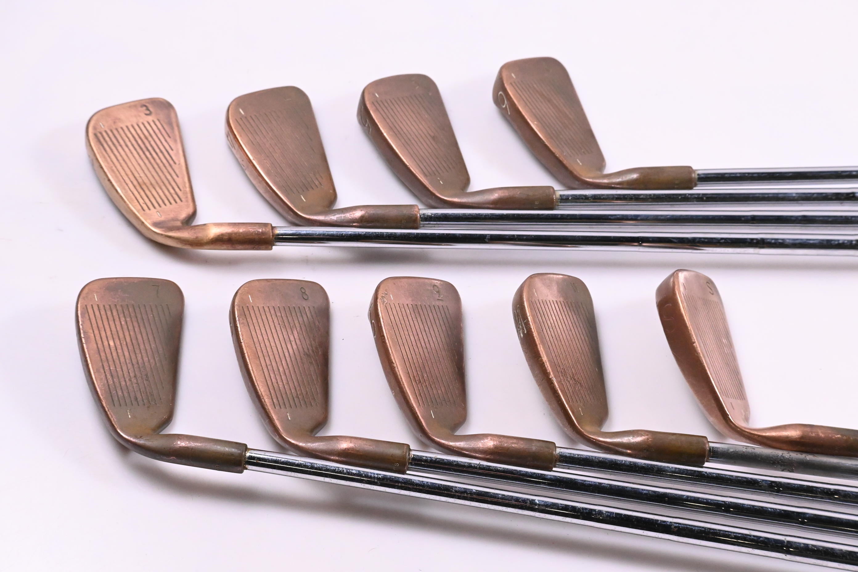 Ping ISI Karsten BeCu Irons / 3-PW+SW / Black Dot / Stiff Flex Ping Z-Z65 Shafts