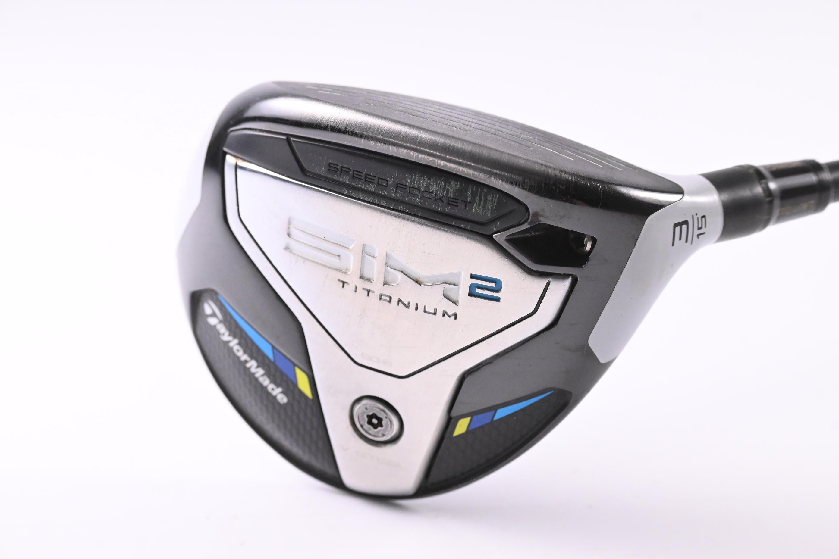 Taylormade SIM2 Ti #3 Wood / 15 Degree / Stiff Flex Project X HZRDUS Black 75