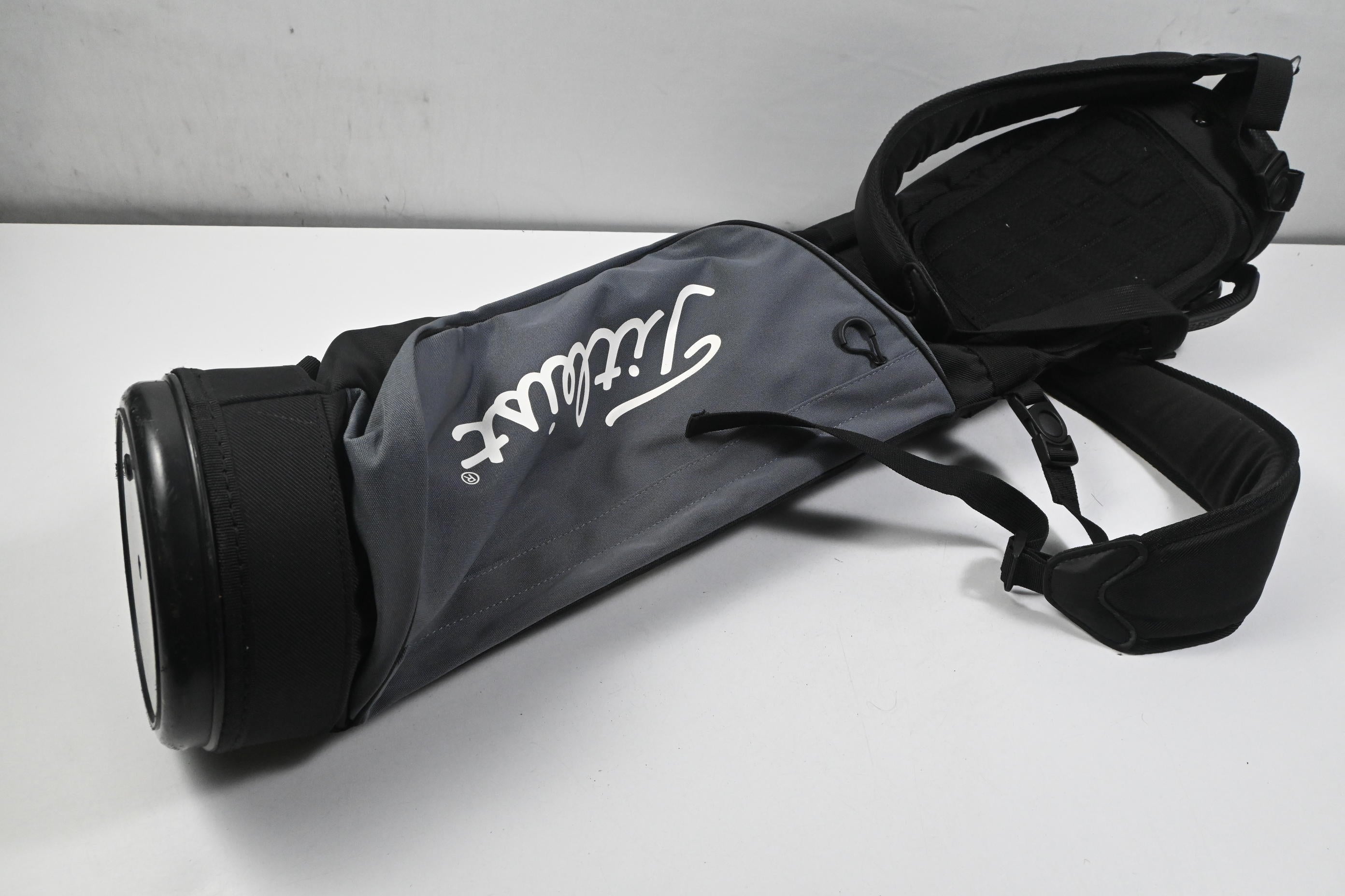 Titleist Pencil Bag / 2-Way Divider / Black & Grey
