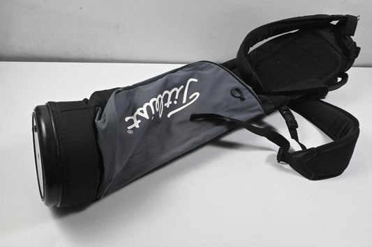 Titleist Pencil Bag / 2-Way Divider / Black & Grey