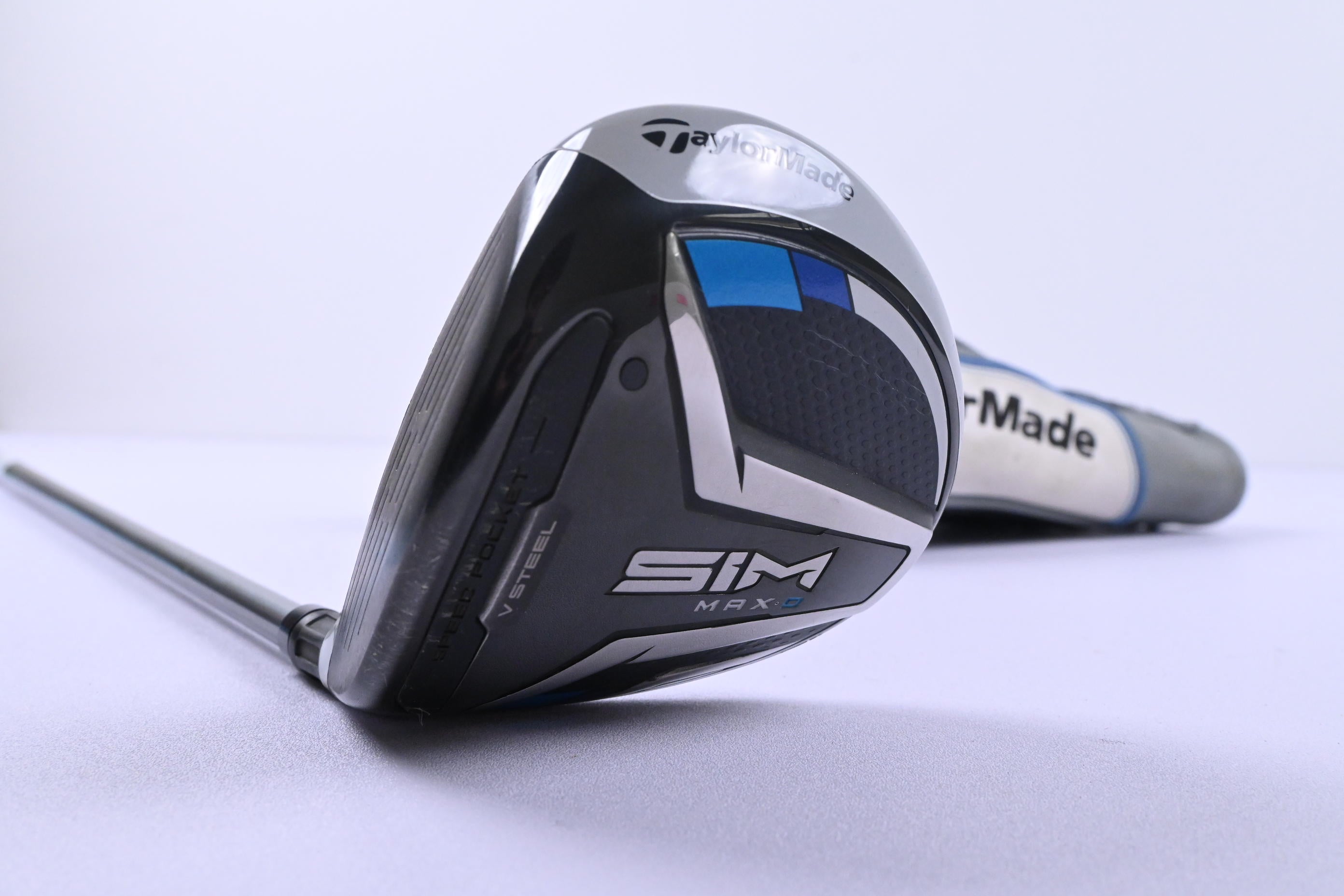 Left Hand Taylormade SIM Max D #3 Wood / 16 Degree / Senior Flex Helium 4 Shaft