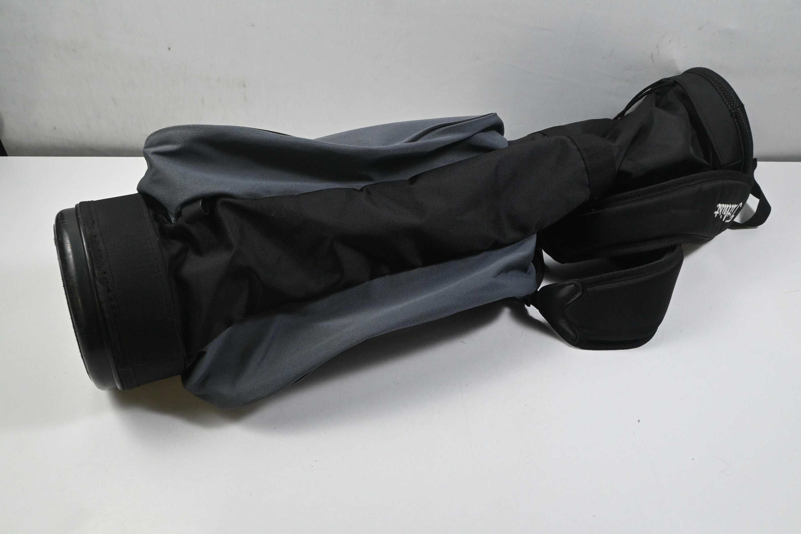 Titleist Pencil Bag / 2-Way Divider / Black & Grey