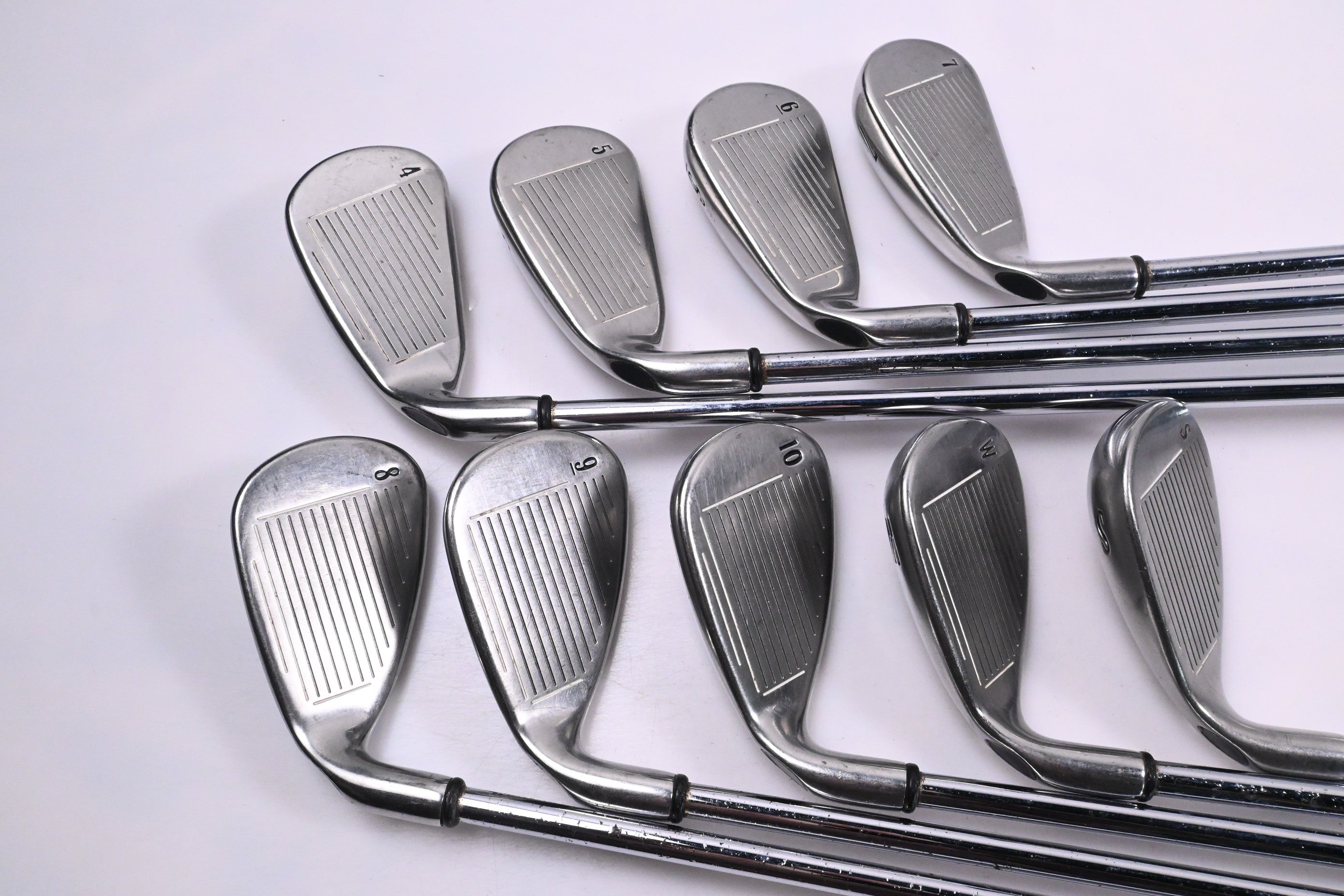 Callaway Big Bertha 2004 Irons / 4-PW+GW+SW / Uniflex Callaway Steel Shafts