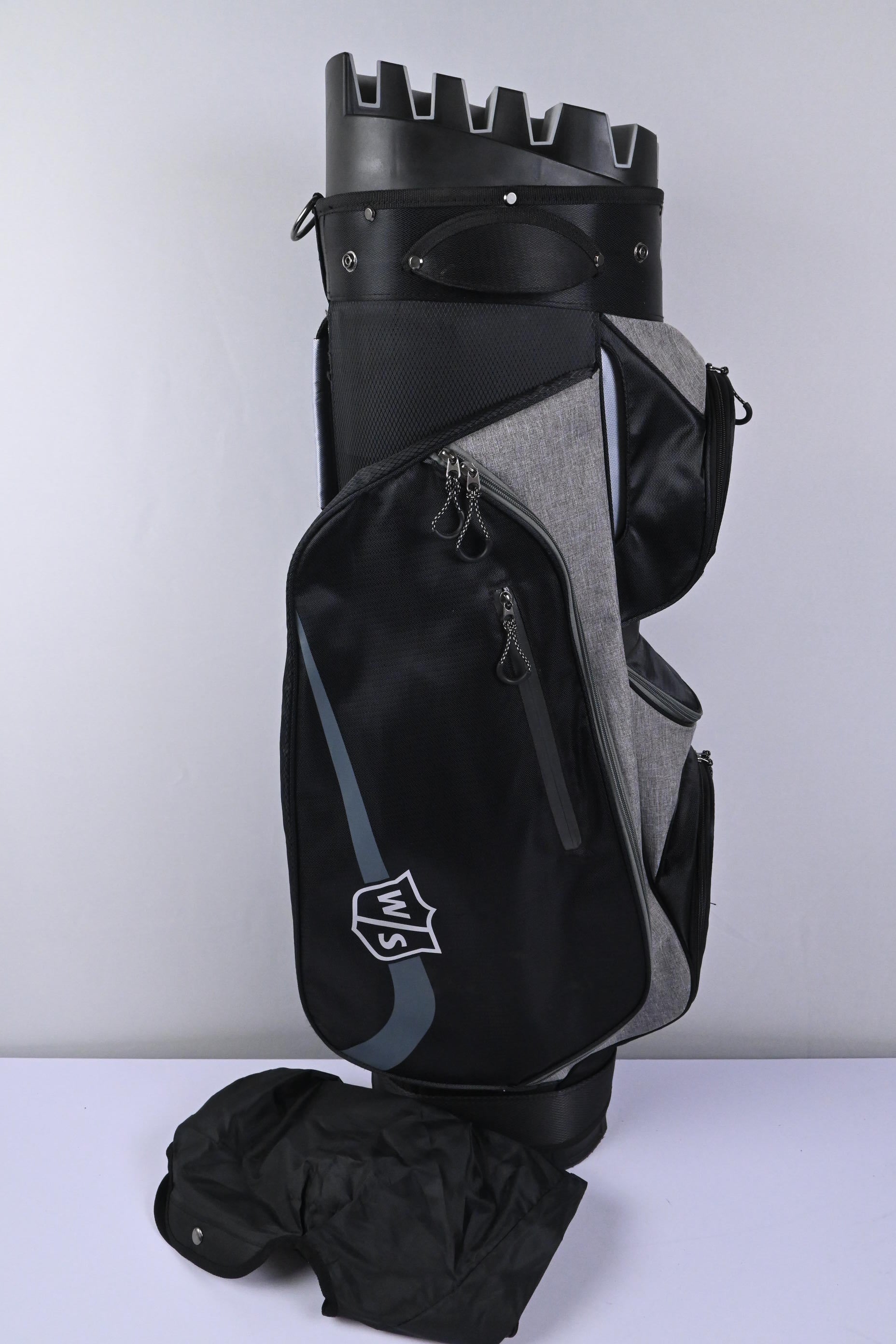 Wilson Staff iLock Cart Bag / 15-Way Divider / Black & Grey
