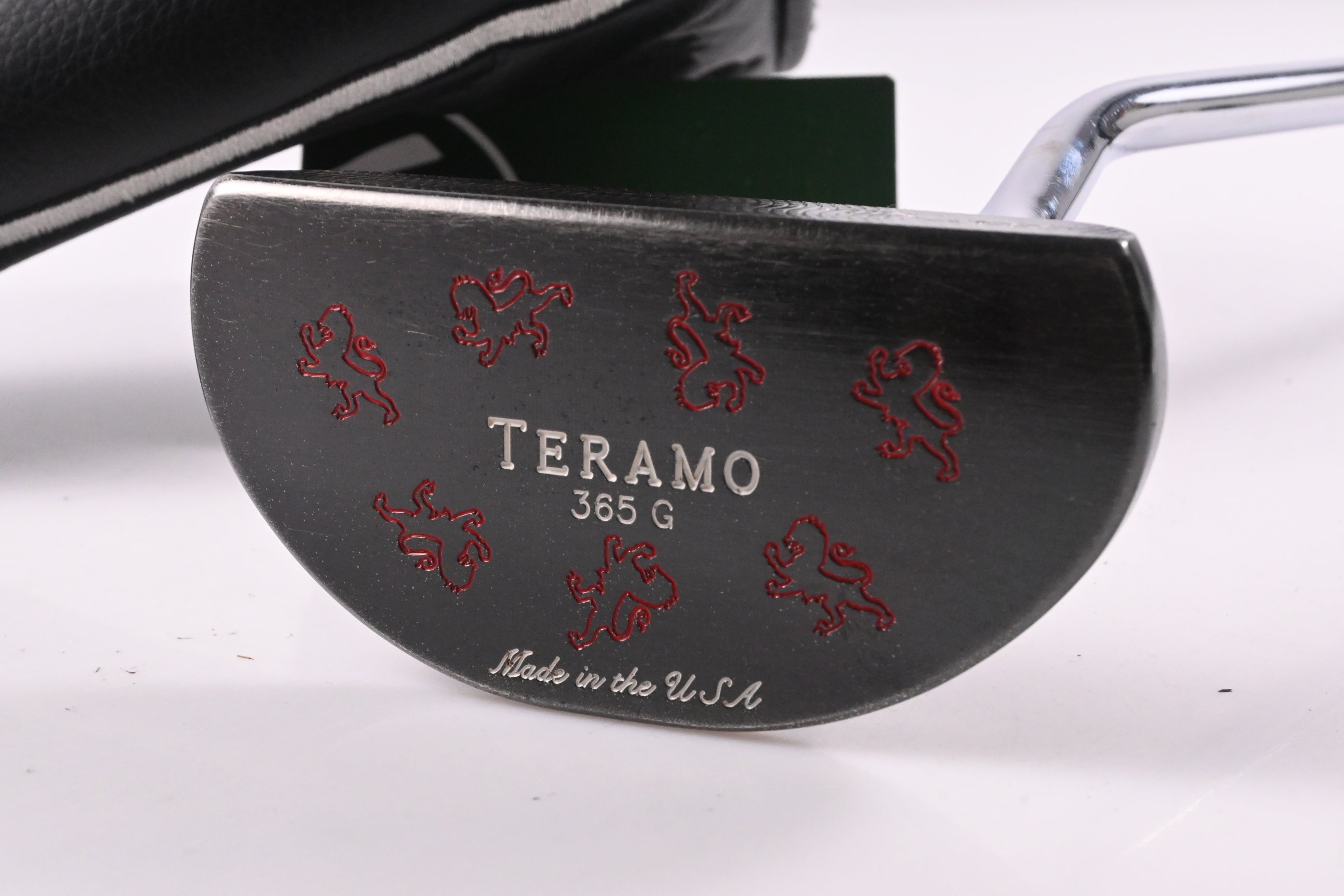 Putter Piretti TERAMO 370G – Gaucher – 34 Pouces – Carbone/Graphite – Avec Tête