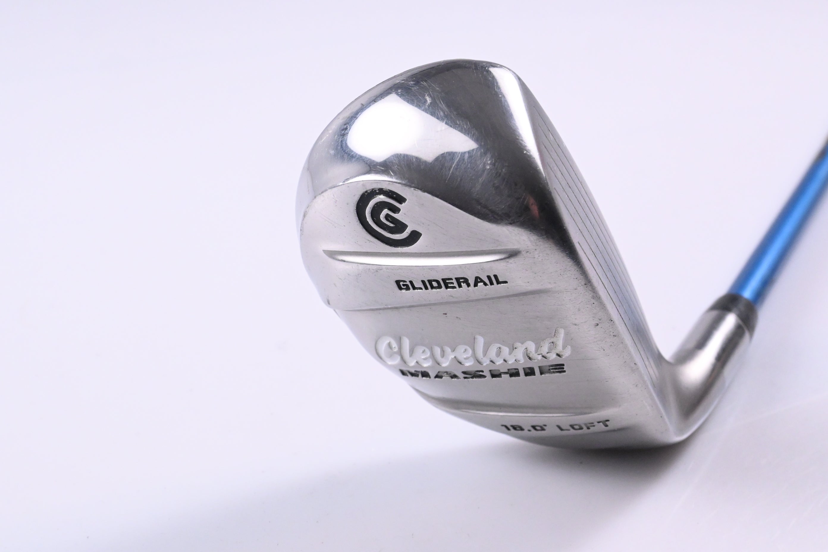 Cleveland Mashie #2 Hybrid / 18 Degree / Stiff Flex Graphite Design Aura 75 Shaft