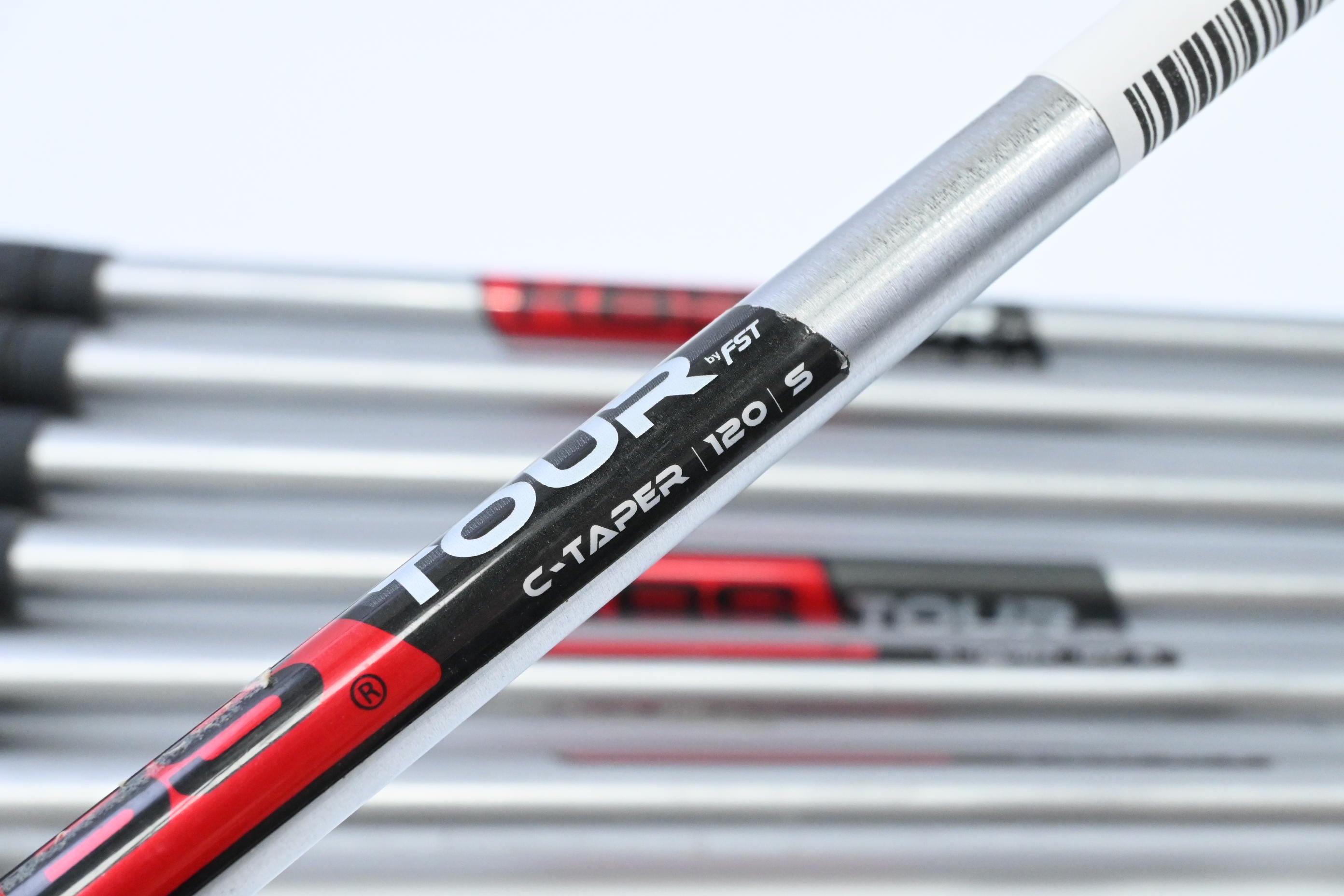 KBS Tour C-Taper 120 Iron Shafts / Stiff Flex / Set Of 7 / .370" Tip