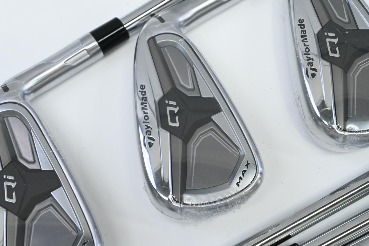 Taylormade Qi Max Irons / 5-PW+SW / Regular Flex KBS MAX MT 85 Shafts