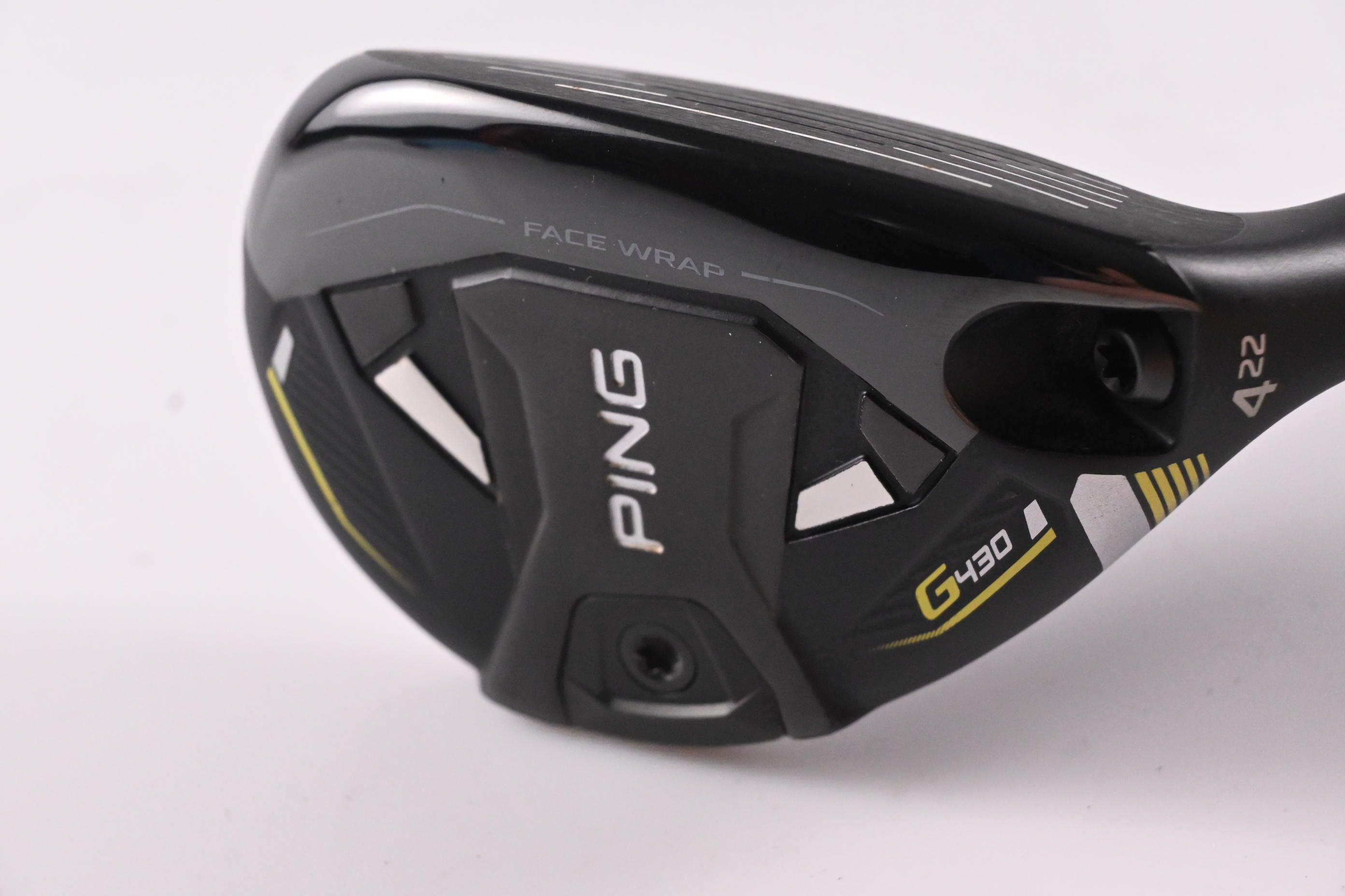 Ping G430 #4 Hybrid / 22 Degree / Stiff Flex Ping Alta CB Black 70 Shaft