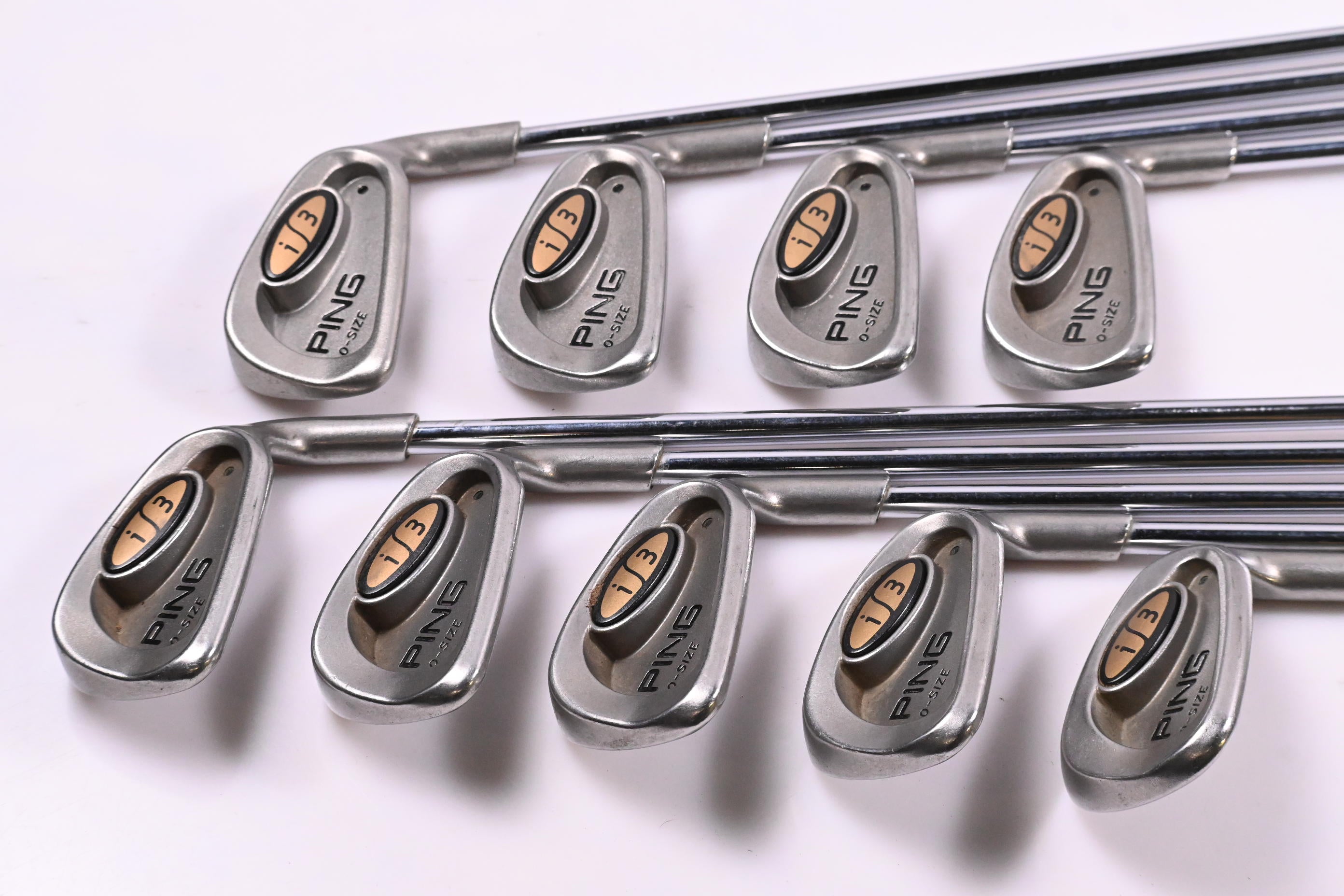 Ping i3 O-Size Irons / 3-PW+SW / Regular Flex Ping JZ Cushin Shafts
