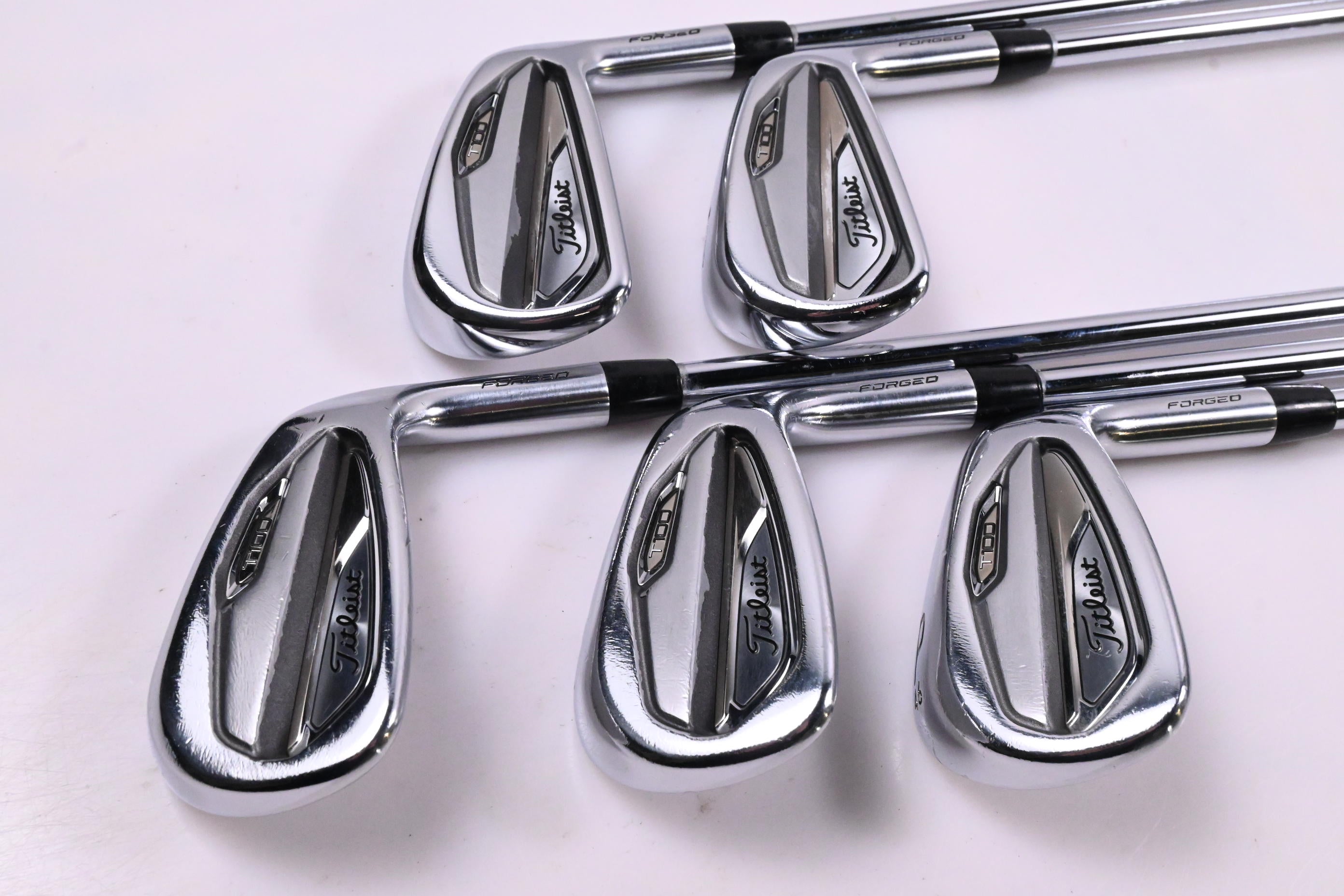Titleist T100 2019 Irons / 6-PW / Regular Flex AMT Black R300 Shafts