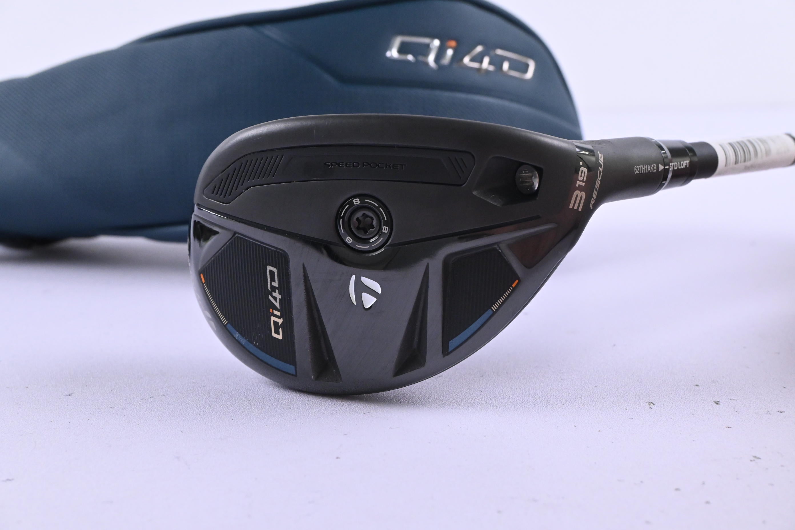 Taylormade Qi4D #3 Hybrid / 19 Degree / Stiff Flex KBS REAX 75 Shaft