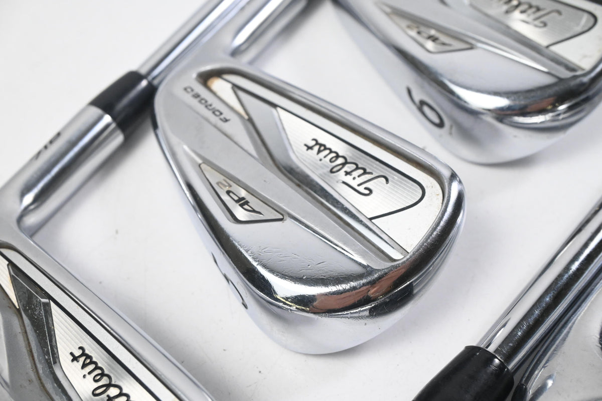 Titleist 718 AP2 Irons / 4-PW / Stiff Flex AMT Tour White S300 Shafts