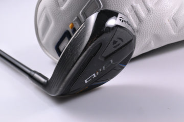 Left Hnad Taylormade Qi10 #3 Hybrid / 19 Degree / Stiff Flex HZRDUS Gen4 Black 80