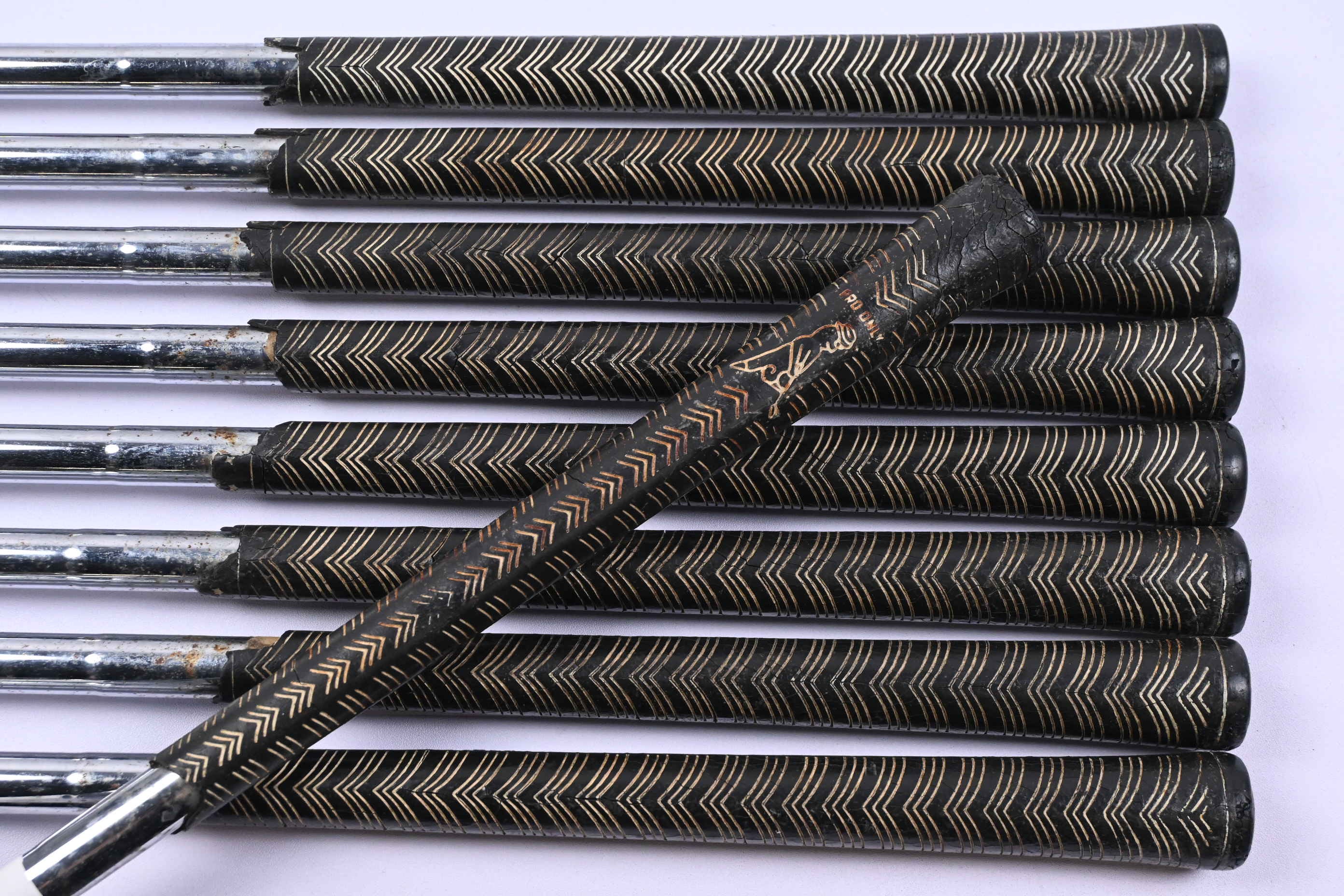 Ping Karsten III Irons / 3-PW+SW / Black Dot / Stiff Flex Ping Karsten Shafts