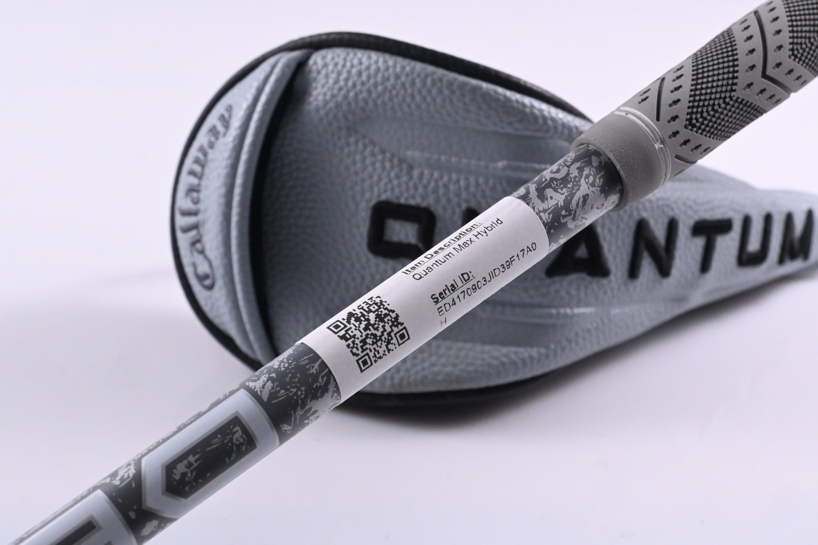 Callaway Quantum Max #4 Hybrid / 21 Degree / Stiff Flex Denali Frost Silver 70