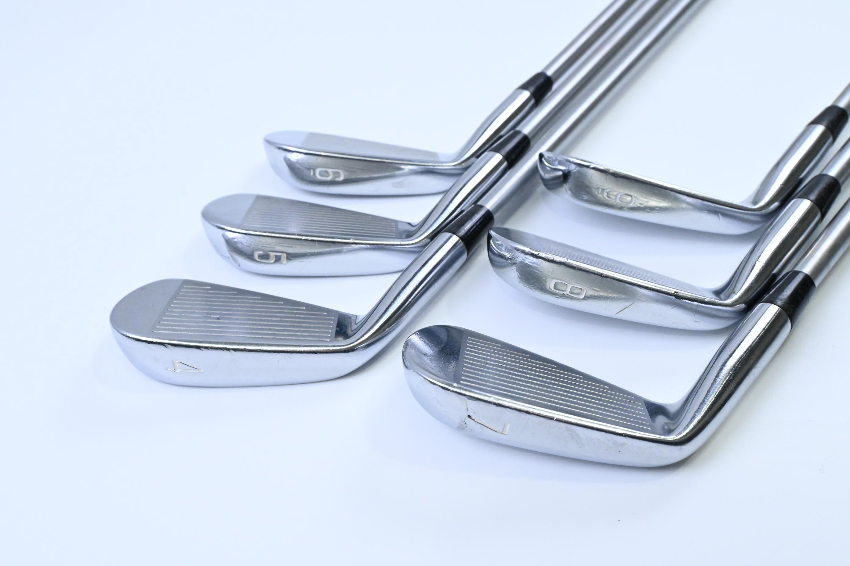 Mizuno MP-20 Blade Irons / 4- 9 / X-Flex KBS Tour C-Taper 130 Shafts