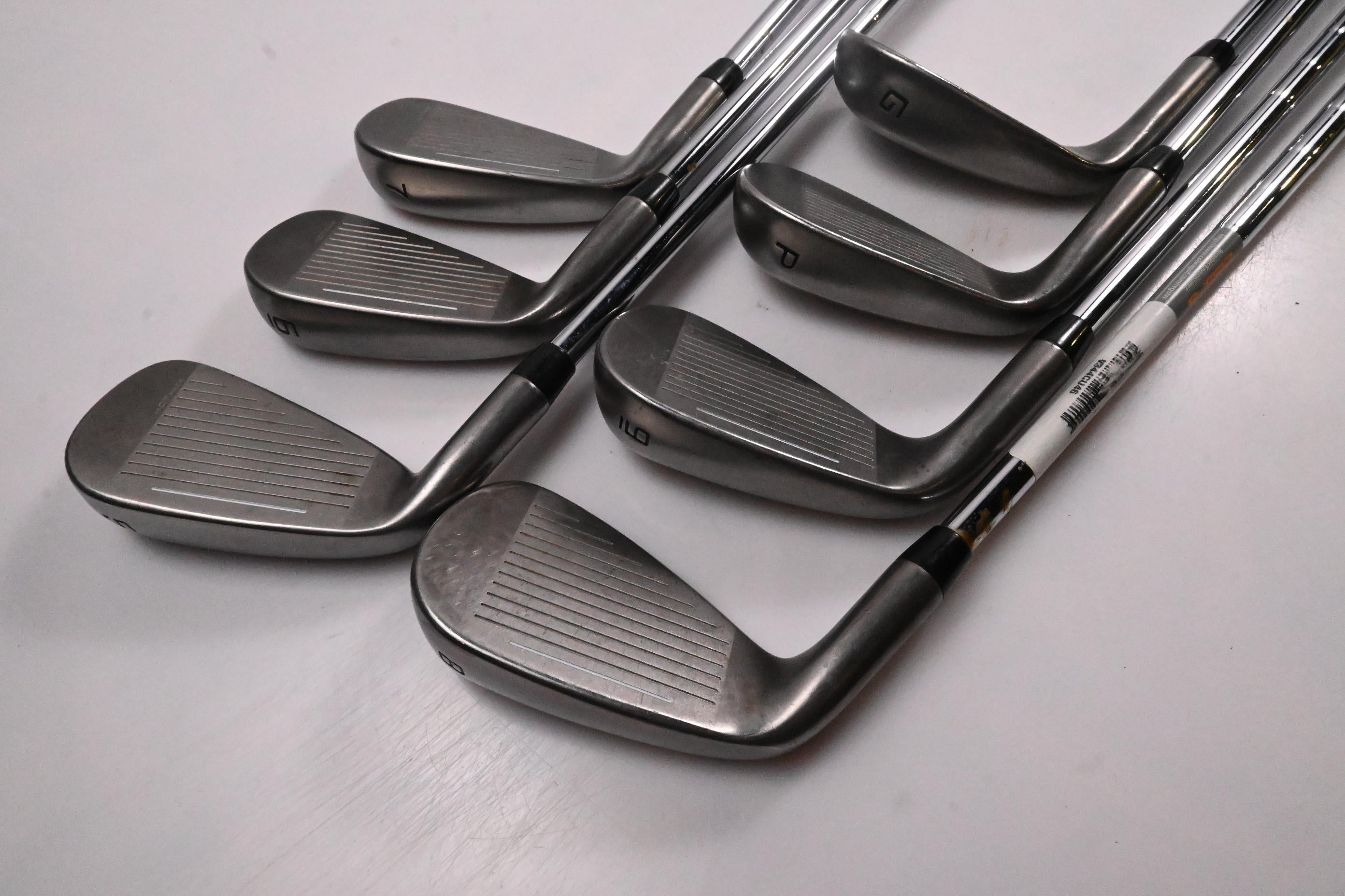 Cobra Darkspeed Irons / 5-PW+GW / Stiff Flex KBS Tour Lite Steel Shafts